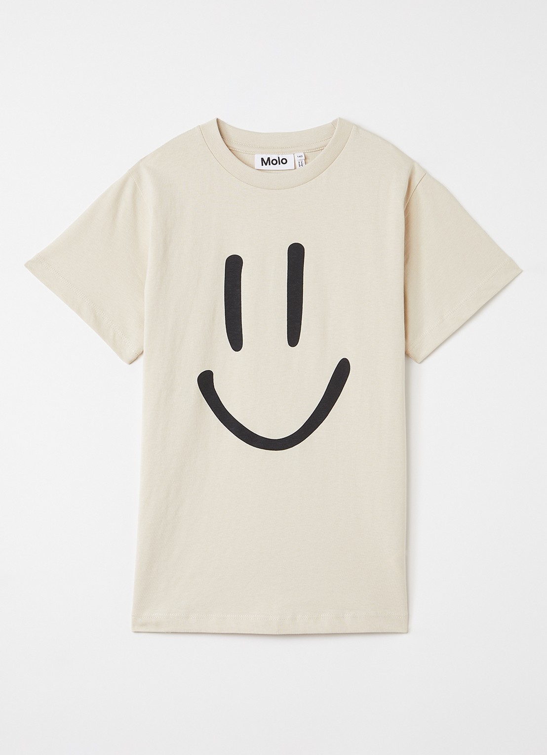 Molo Roxo T-shirt met print - voorkant beige