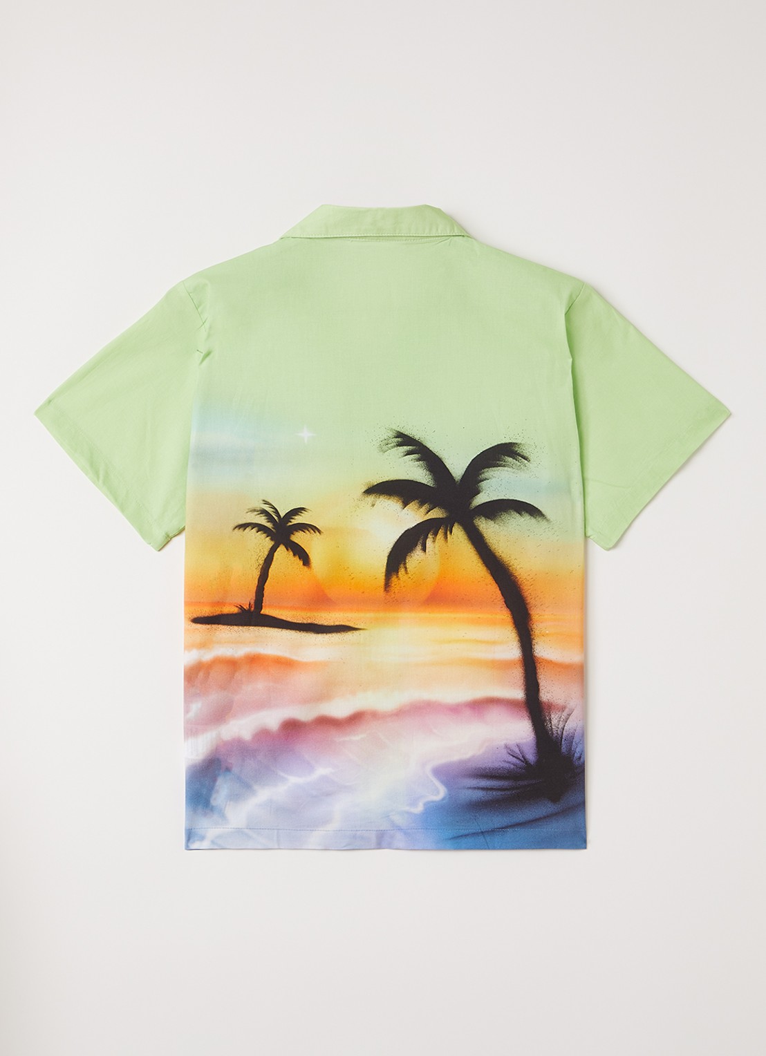 Molo Rui overhemd met print - voorkant 3 groen