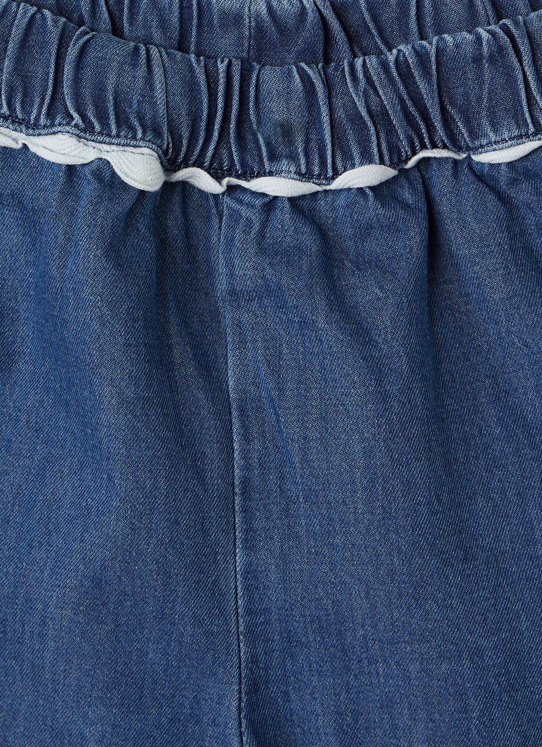 Molo Sana tapered jeans met medium wassing - detail blauw