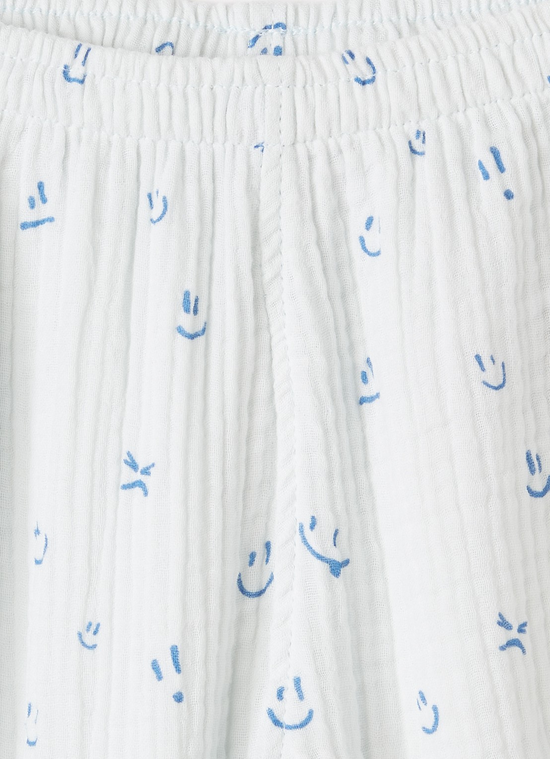 Molo Serene tapered fit broek met print - detail lichtblauw