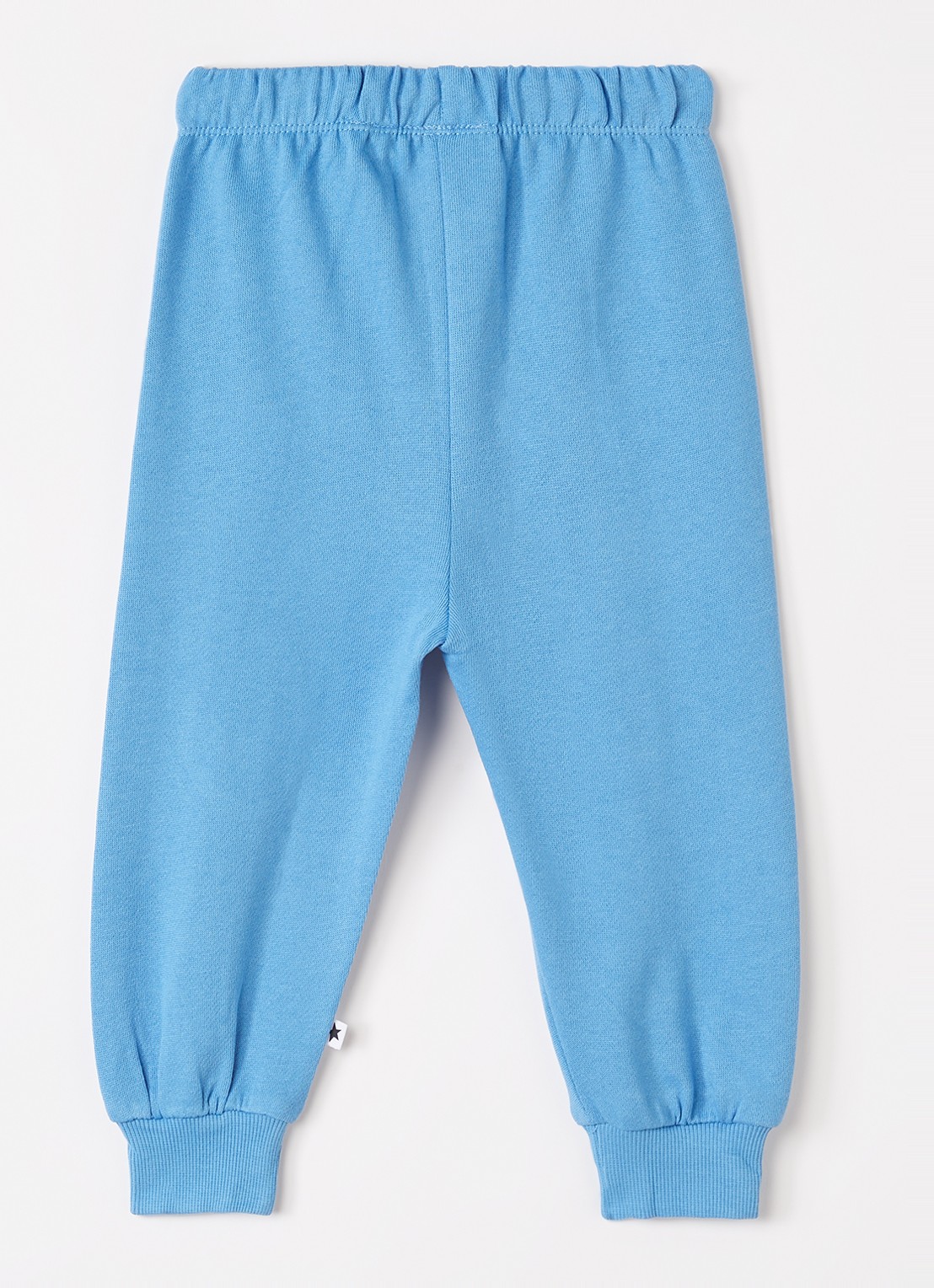 Molo Simeon tapered fit joggingbroek met borduring - voorkant 3 blauw