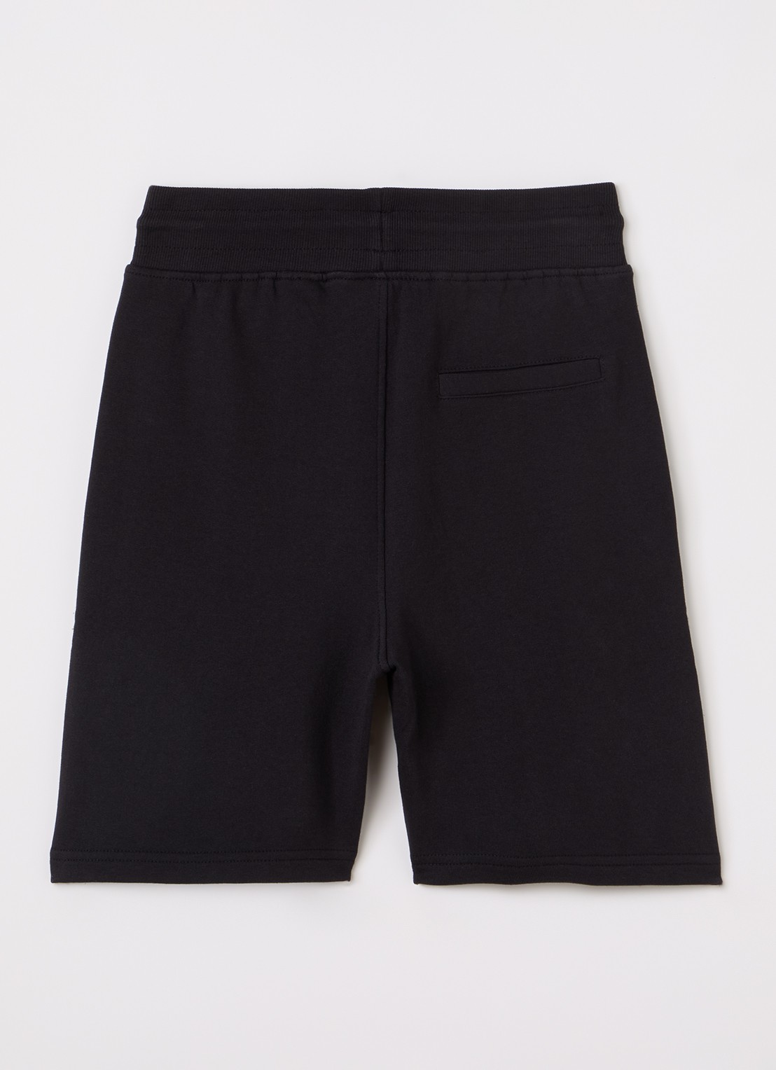 Molo Straight fit korte joggingbroek met logo - voorkant 3 zwart