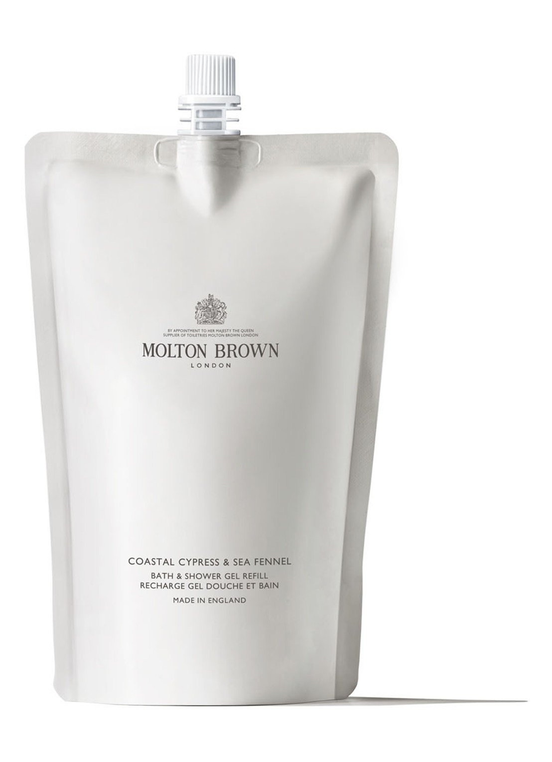 Molton Brown Coastal Cypress & Sea Fennel Bath & Shower Gel Refill - bad- en douchegel navulling - voorkant 2 undefined