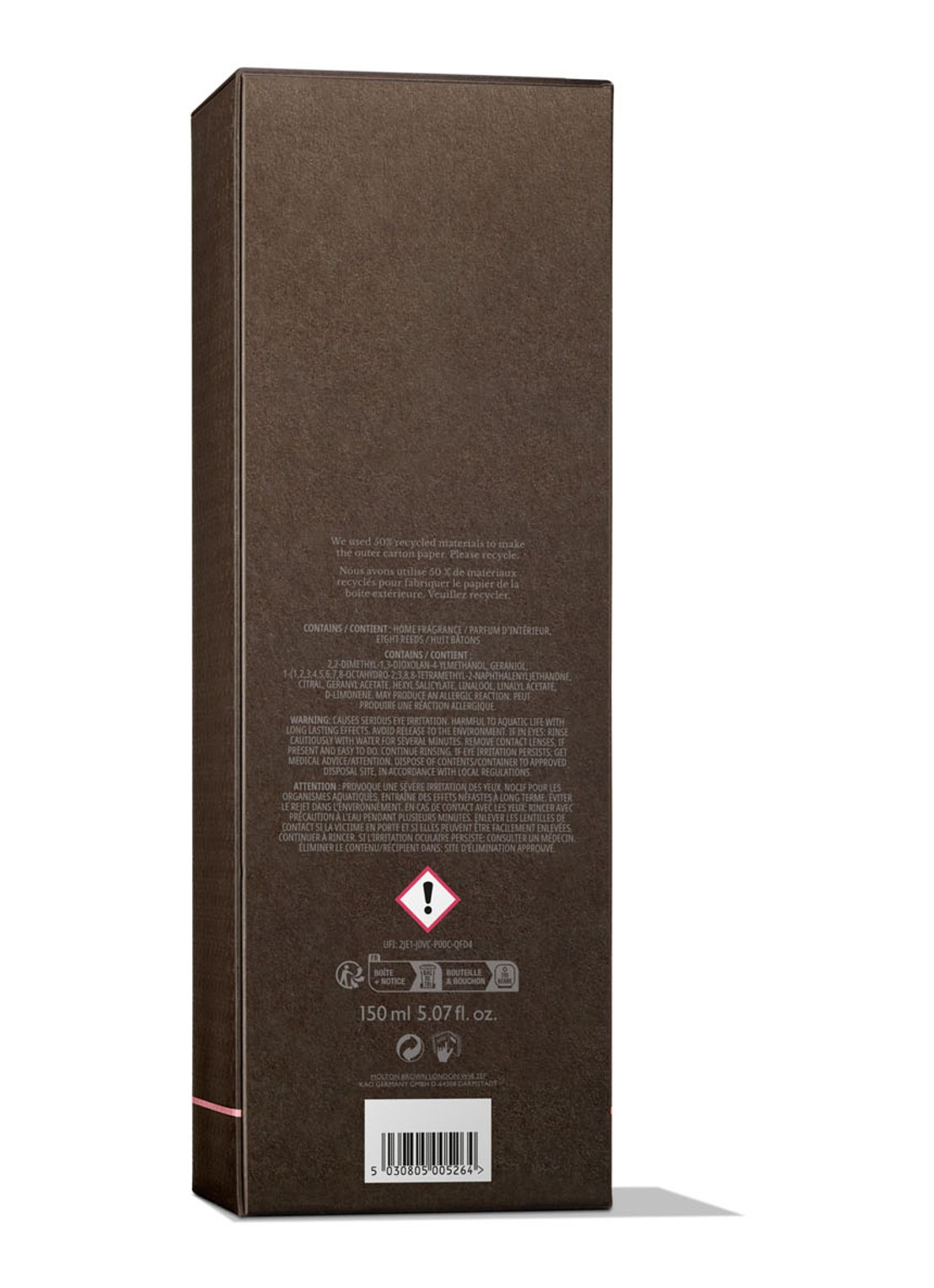 Molton Brown Delicious Rhubarb & Rose Aroma Reeds - geurstokjes 150 ml - detail 4 undefined