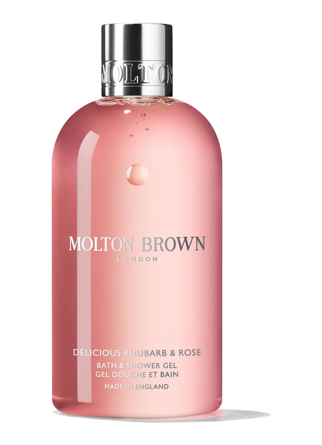 Molton Brown Delicious Rhubarb & Rose Body Wash - douchegel - voorkant undefined