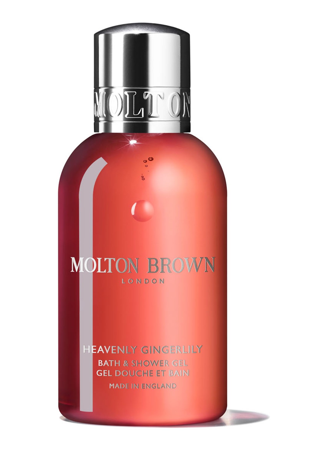 Molton Brown Heavenly Gingerlily Bath & Shower Gel - travel size bad- & douchegel - voorkant undefined