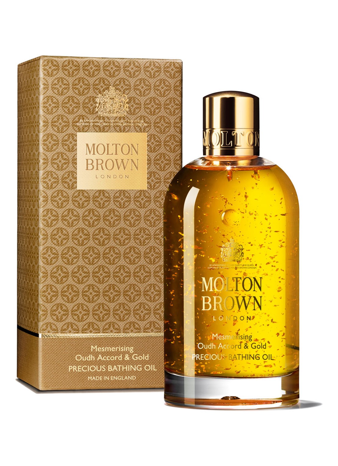Molton Brown Mesmerising Oudh Accord & Gold Precious Bathing Oil - badolie - detail 5 undefined