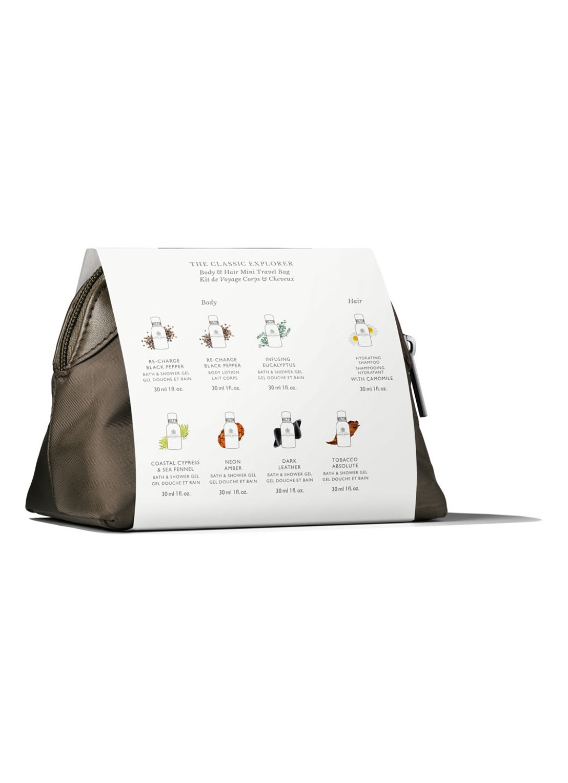 Molton Brown The Classic Explorer Body & Hair Mini Travel Bag - verzorgingsset - detail 2 undefined