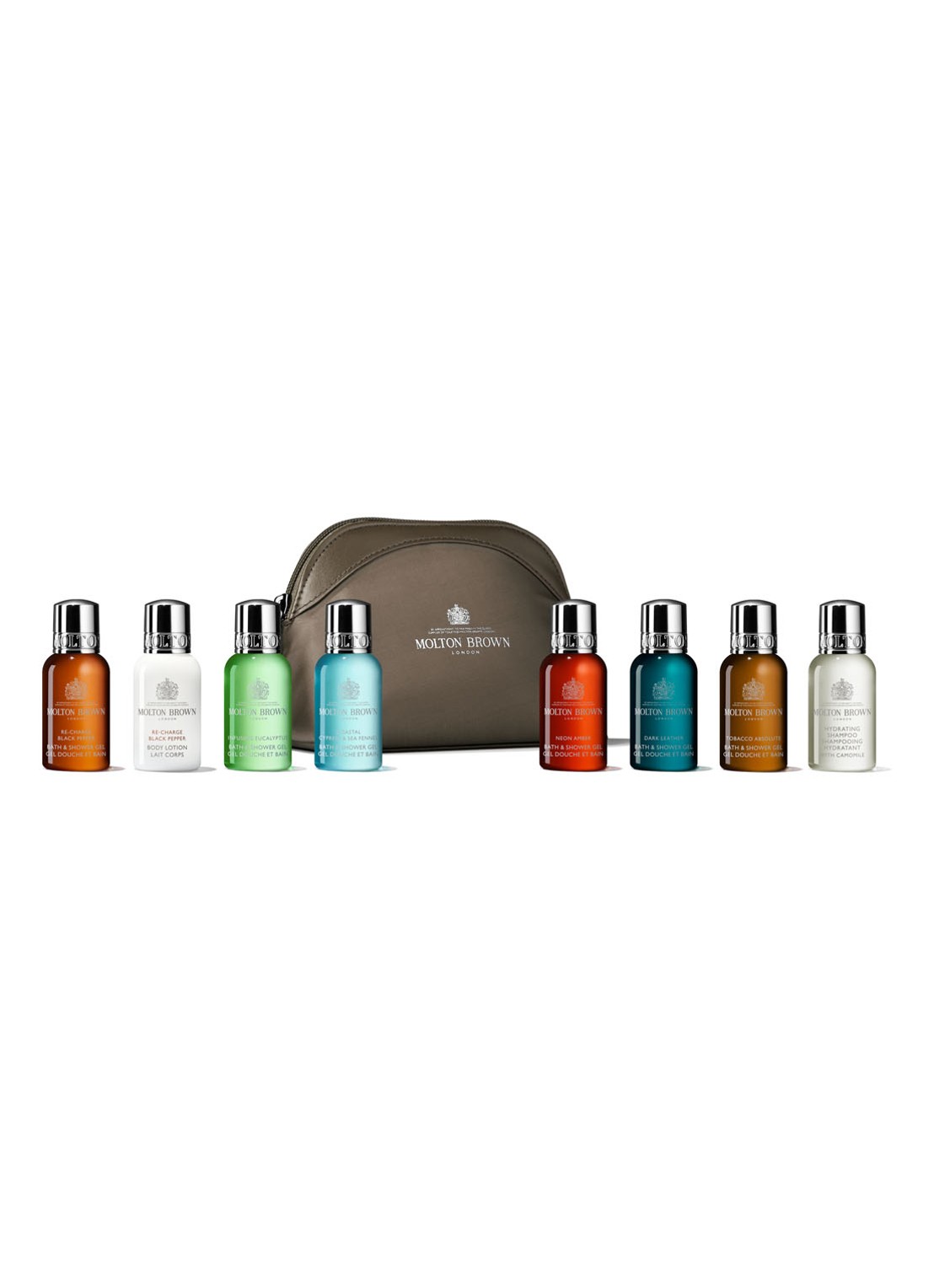 Molton Brown The Classic Explorer Body & Hair Mini Travel Bag - verzorgingsset - voorkant 3 undefined