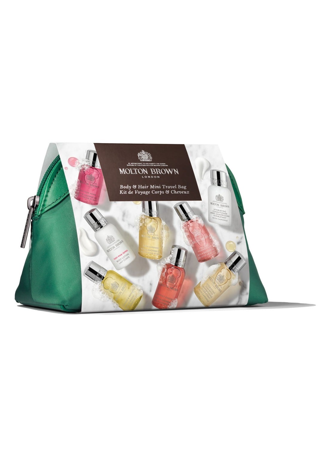 Molton Brown The Elegant Escapist Body & Hair Mini Travel Bag - verzorgingsset - voorkant 2 undefined