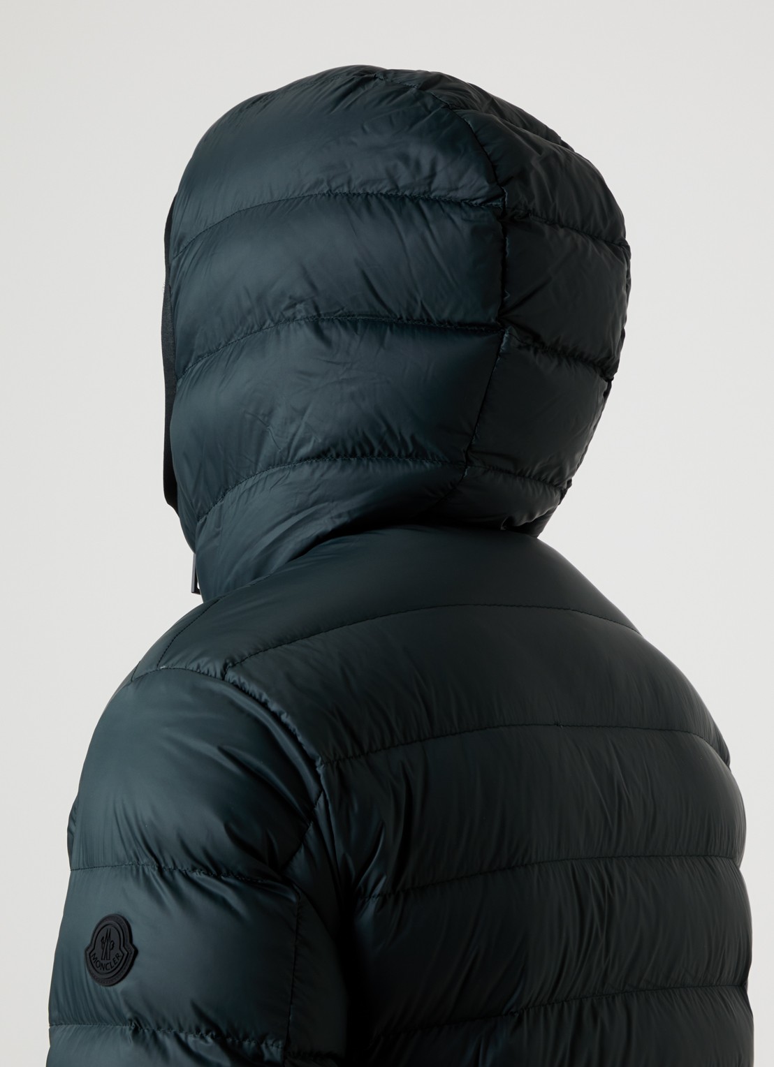 Moncler Alrai gewatteerde jas met donsvulling - detail 6 olijfgroen