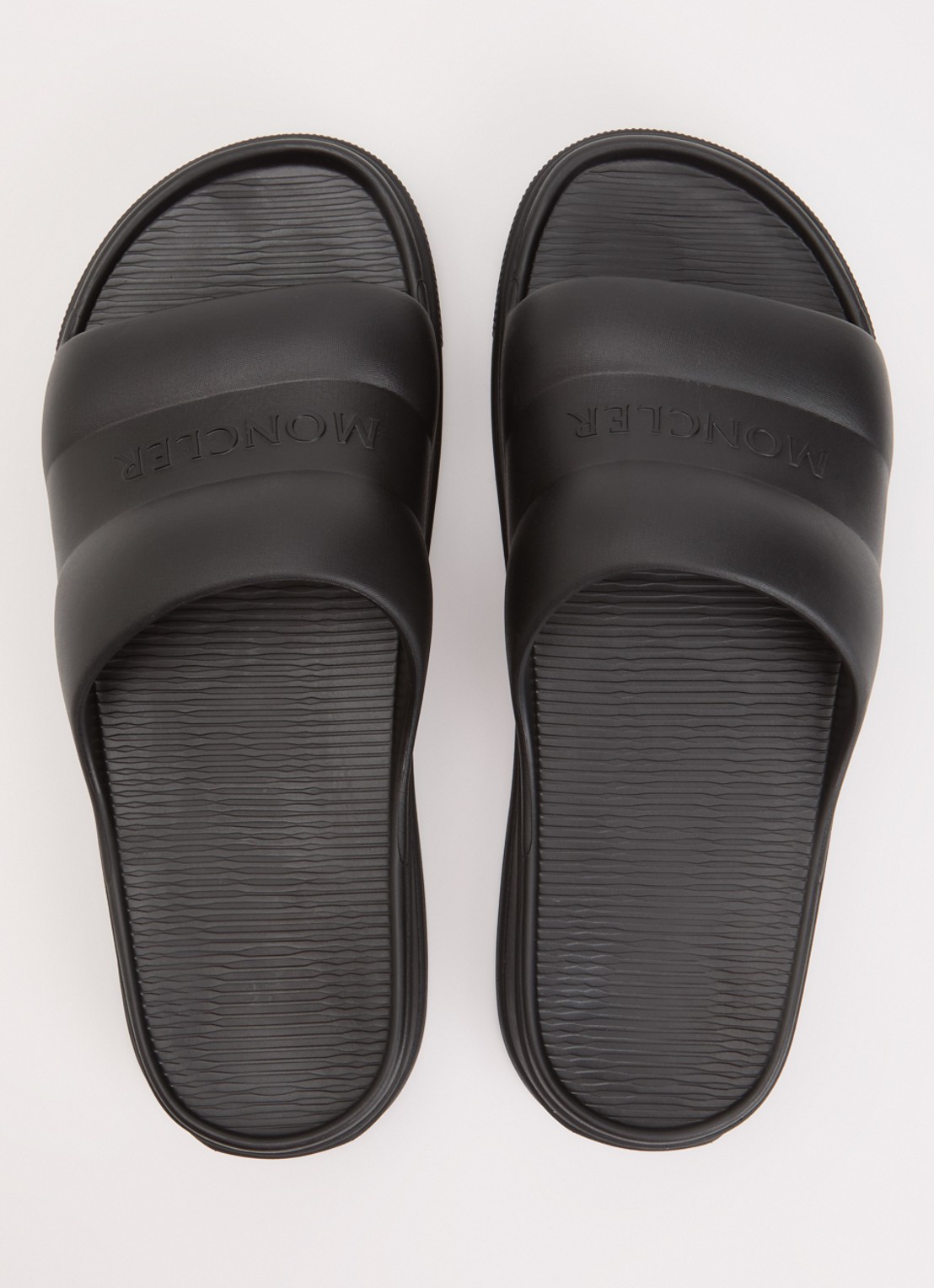 Moncler Altive slipper met logo - detail 2 zwart