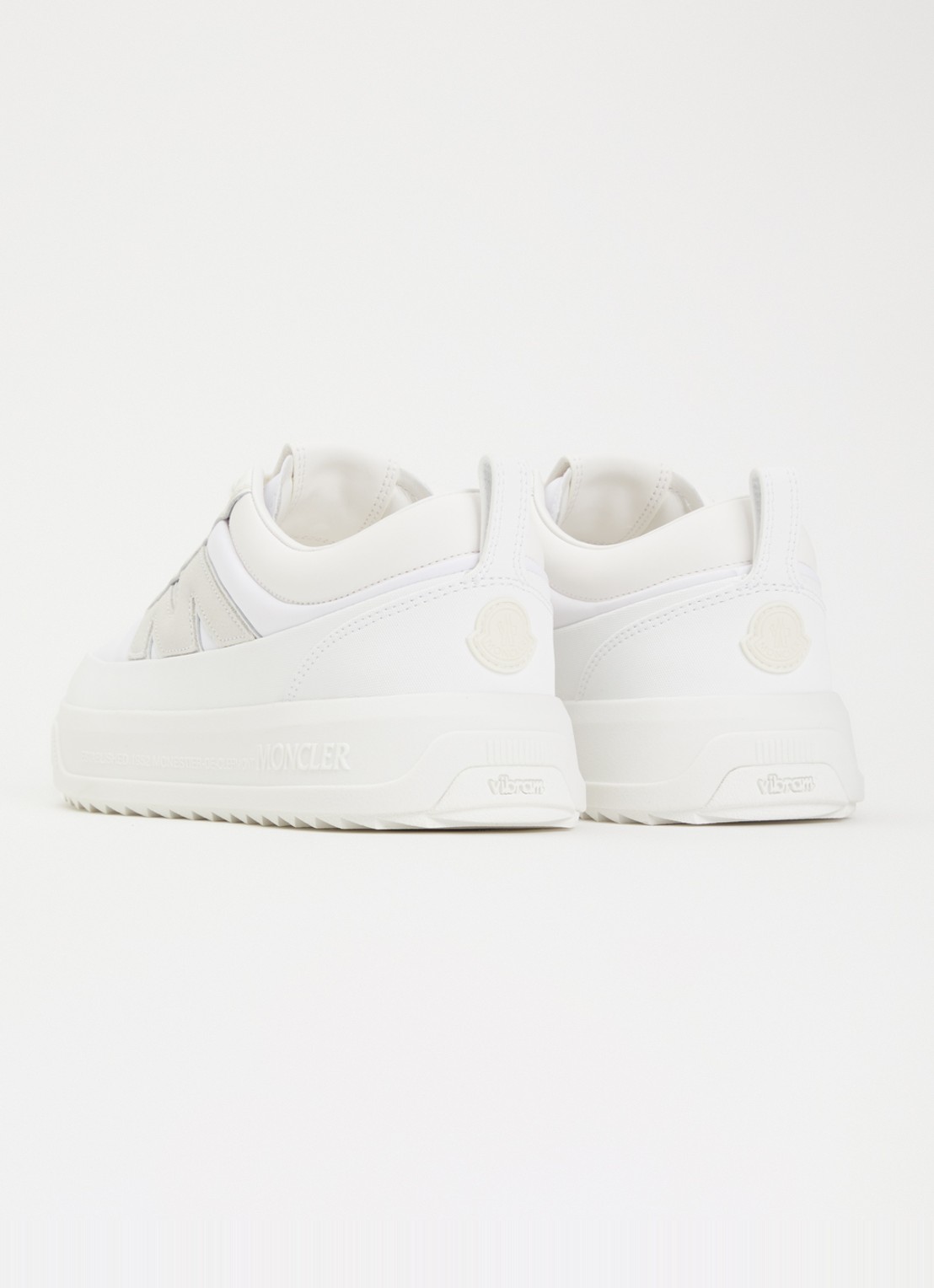 Moncler Altive sneaker met nubuck details - achterkant 5 wit