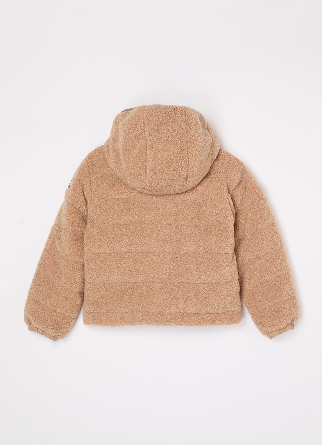 Moncler Audieu jack van teddy met capuchon - achterkant 3 camel