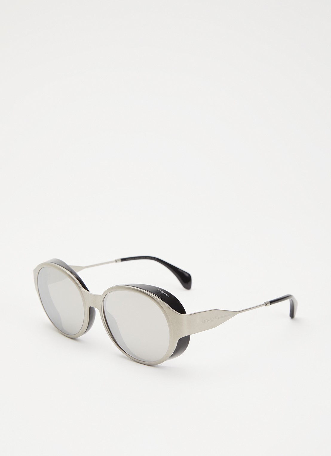Moncler Auros zonnebril ME4005T - voorkant zilver