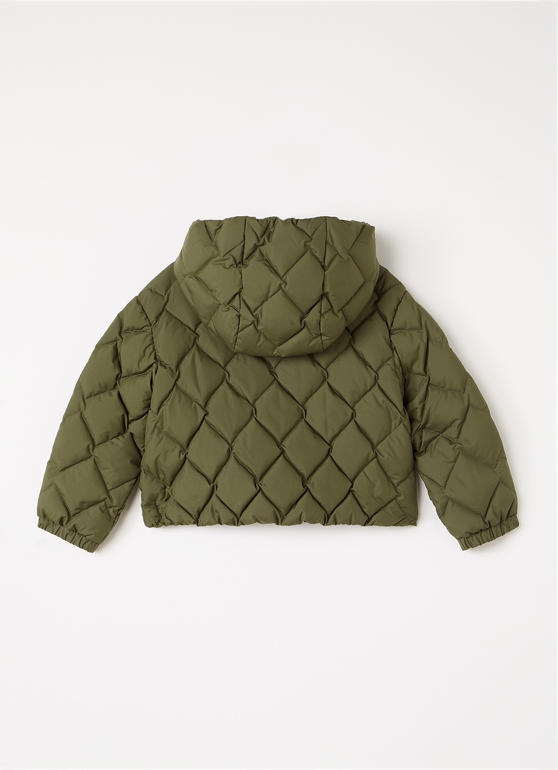 Moncler Ava pufferjack met donsvulling - achterkant 3 groen