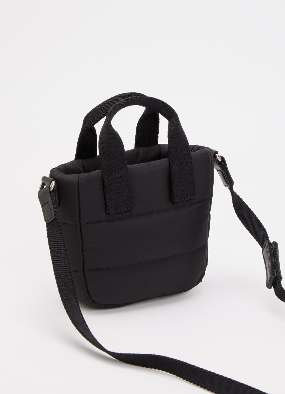 Moncler Baby Caradoc schoudertas met logo  - achterkant 6 zwart