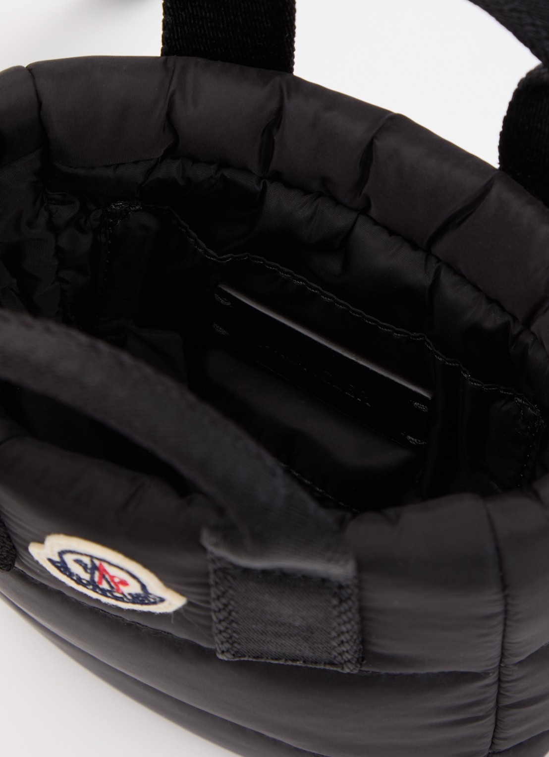 Moncler Baby Caradoc schoudertas met logo  - detail 2 zwart