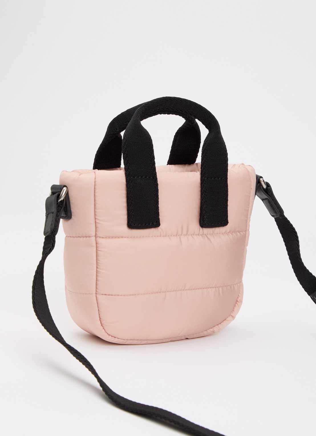 Moncler Baby Caradoc schoudertas met logo  - achterkant 6 lichtroze