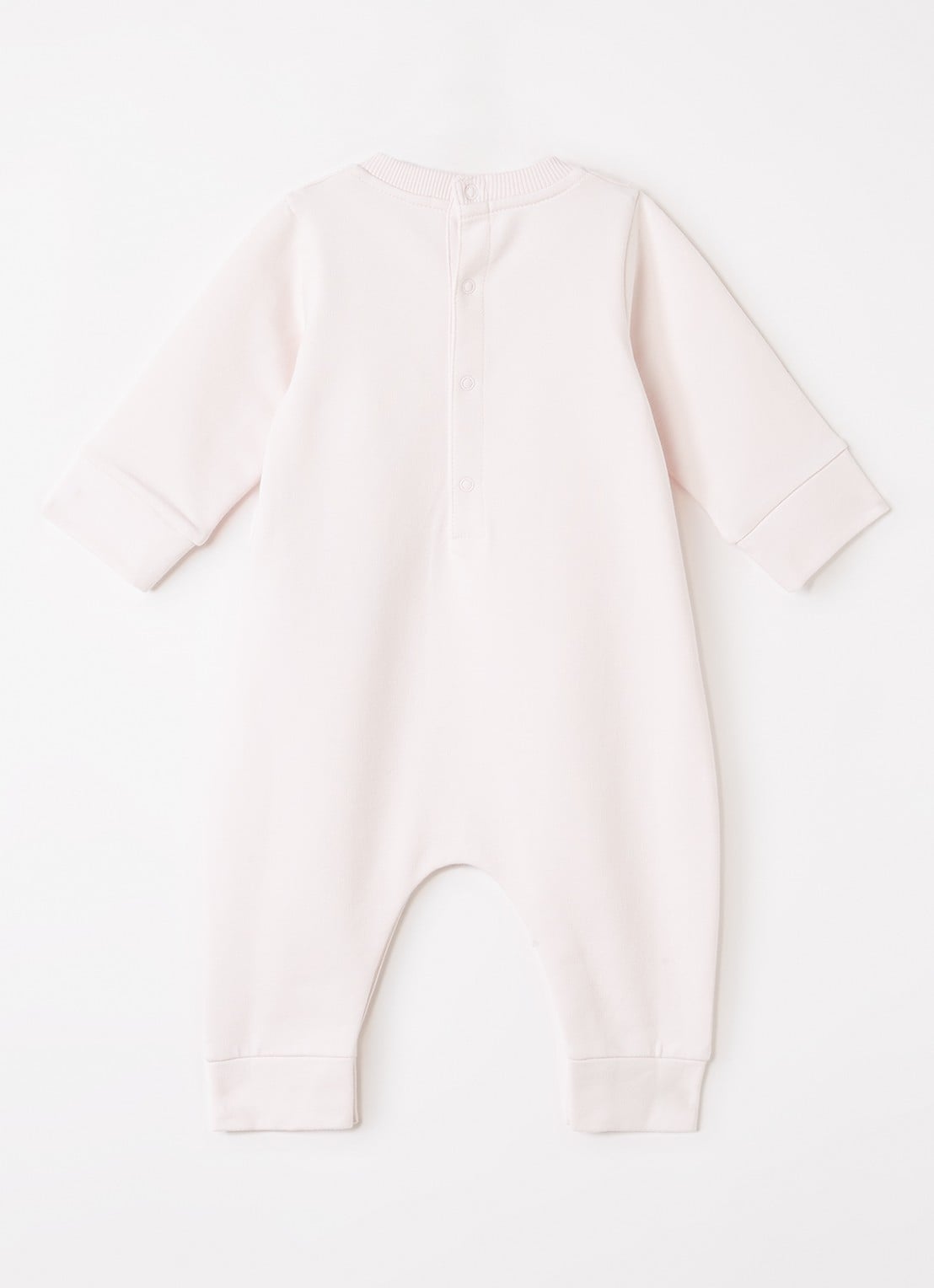 Moncler Babypak met logo in giftbox - voorkant 2 lichtroze