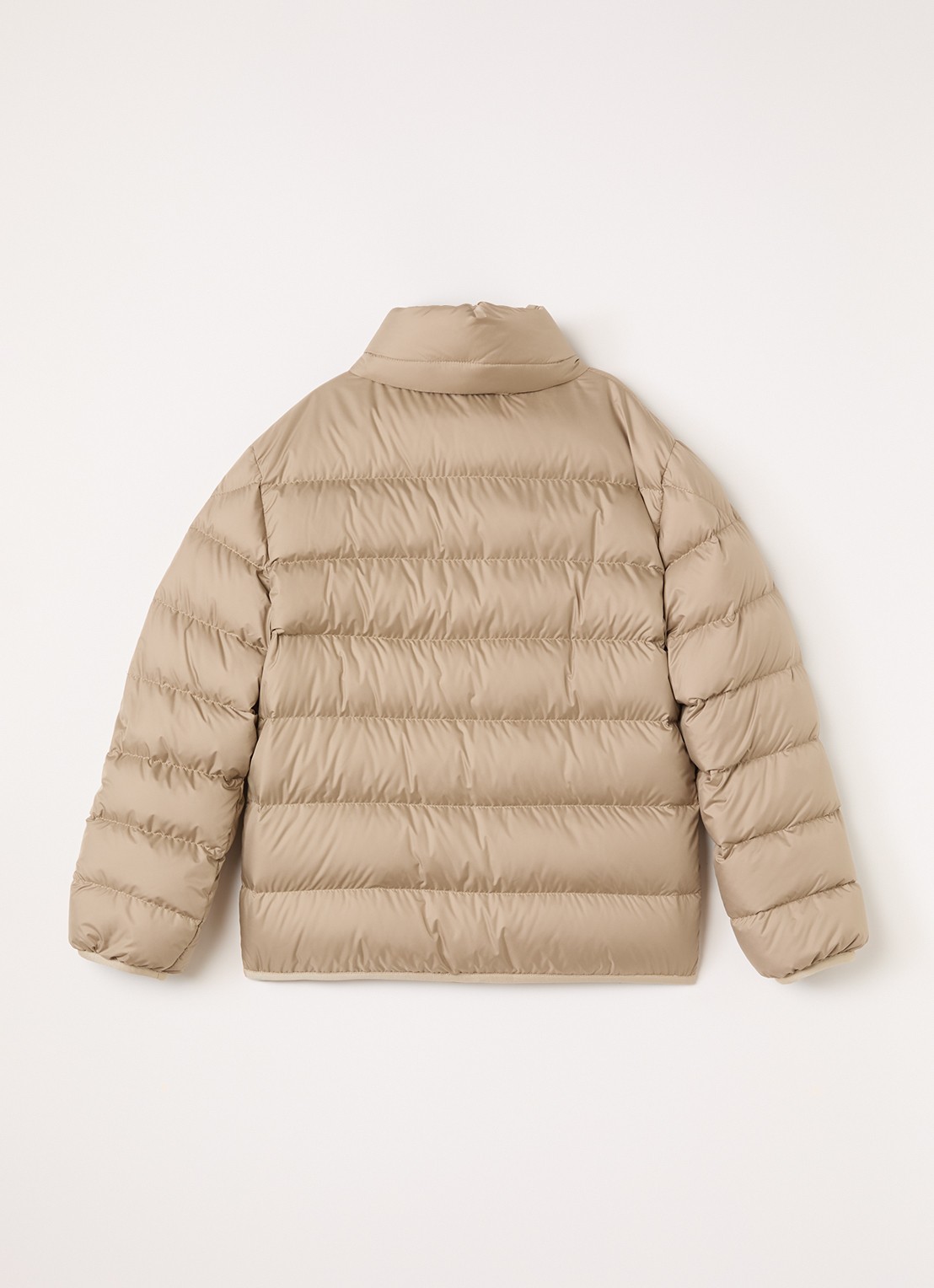 Moncler Bajan puffer jack met donsvulling - achterkant 3 beige