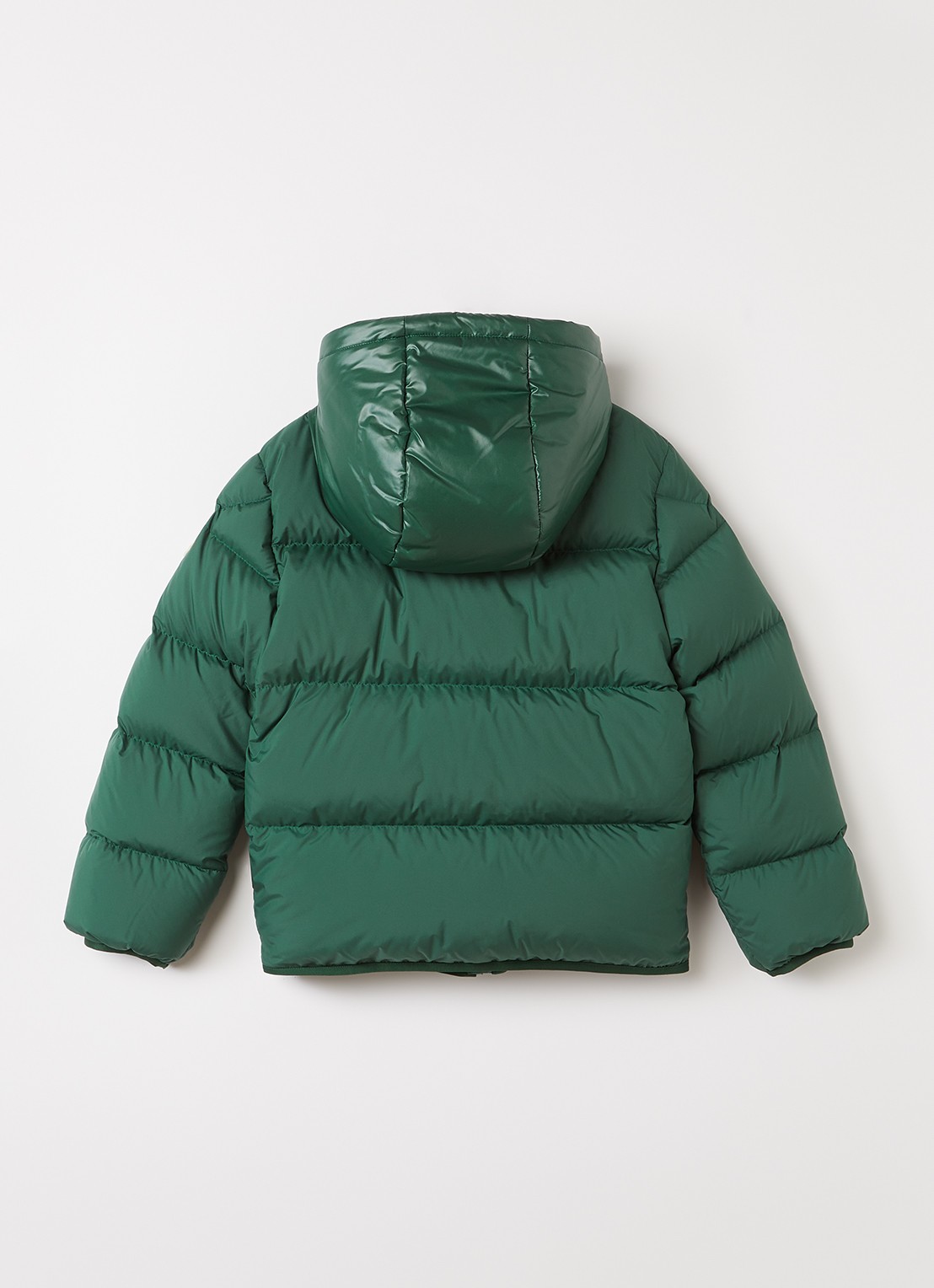 Moncler Barin puffer jack met donsvulling - achterkant 3 groen