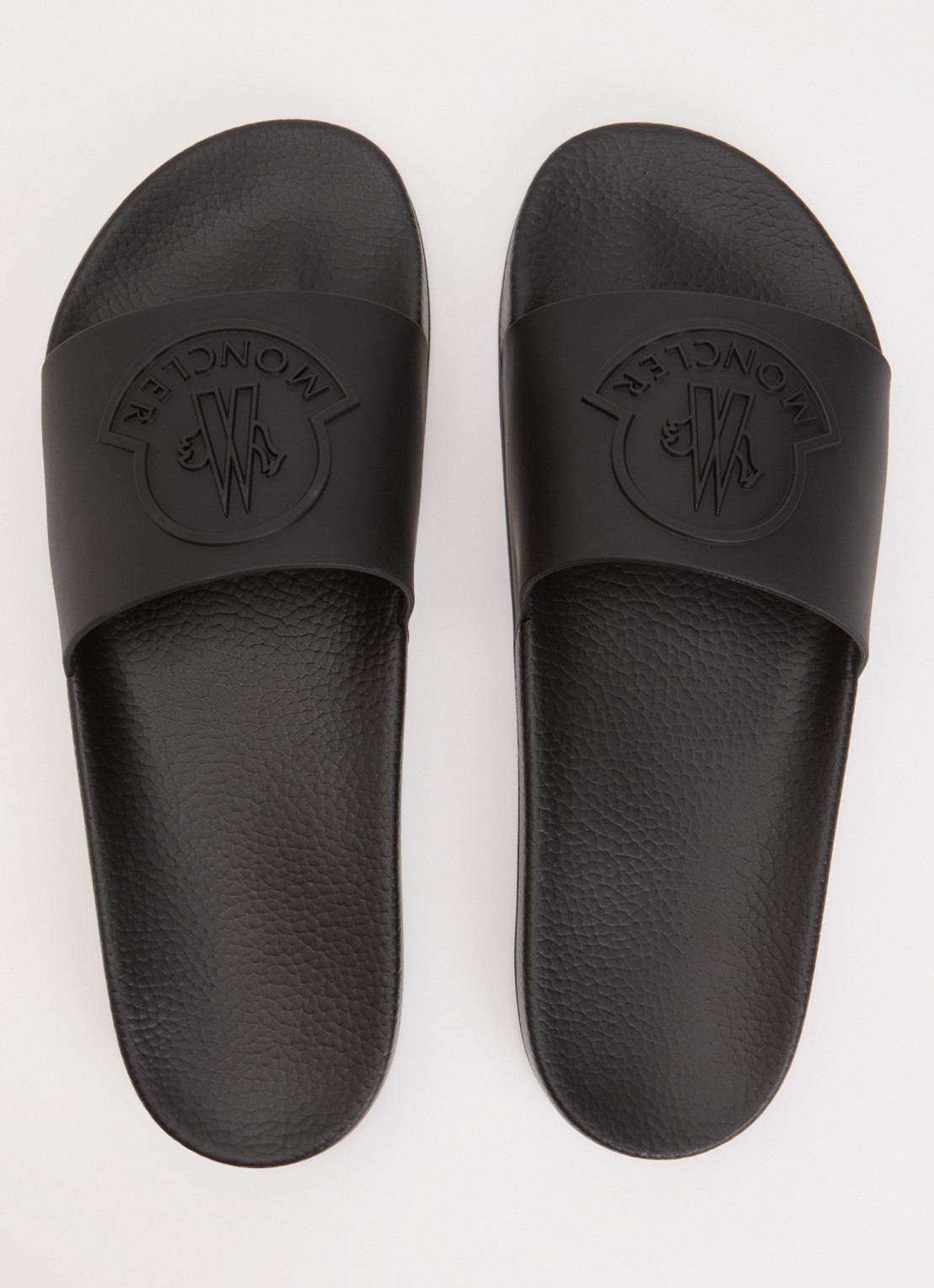 Moncler Basile slipper met logo - detail 4 zwart