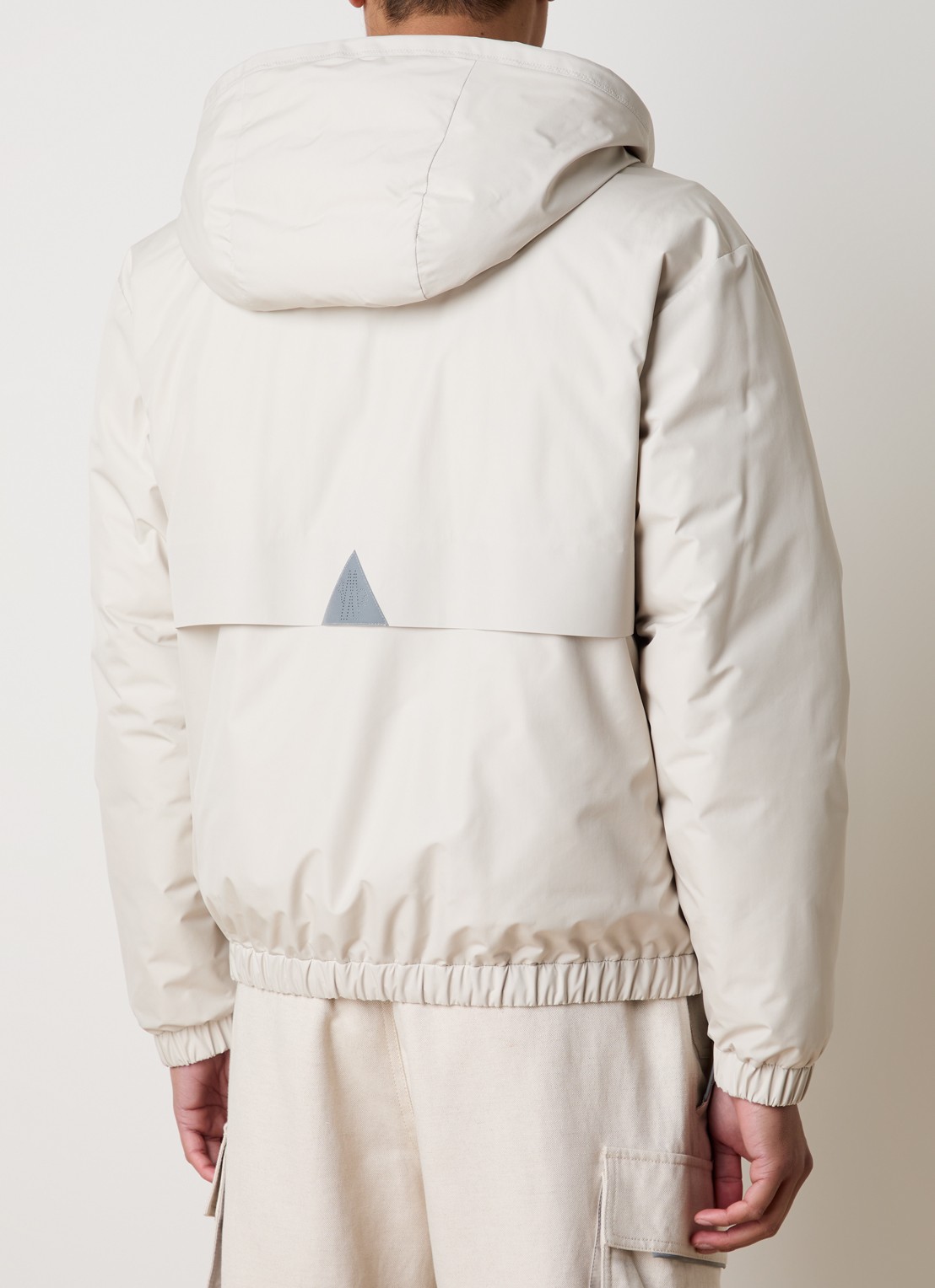 Moncler Bergun reversible gewatteerd jack borst- en steekzakken - achterkant 4 beige