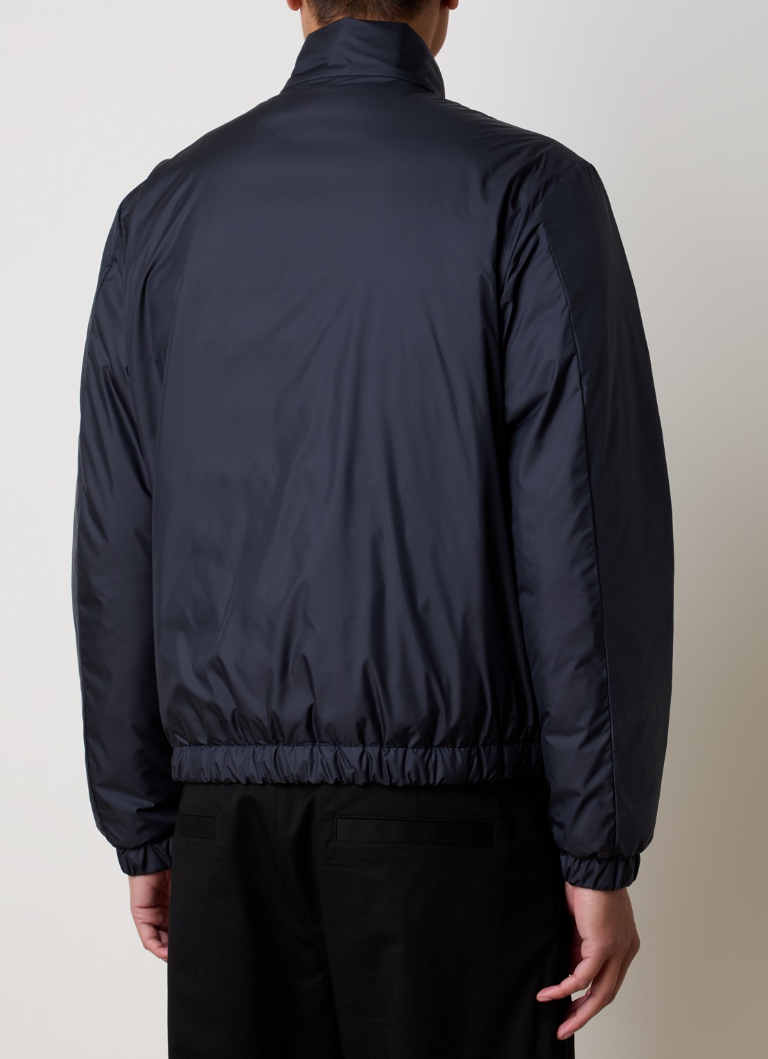 Moncler Berre gewatteerd jack met donsvulling - achterkant donkerblauw