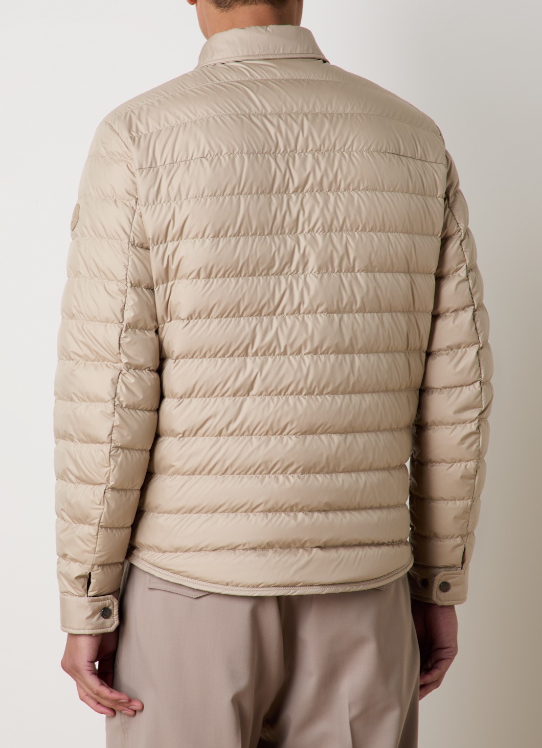 Moncler Bourdon gewatteerd jack met donsvulling - achterkant 6 beige