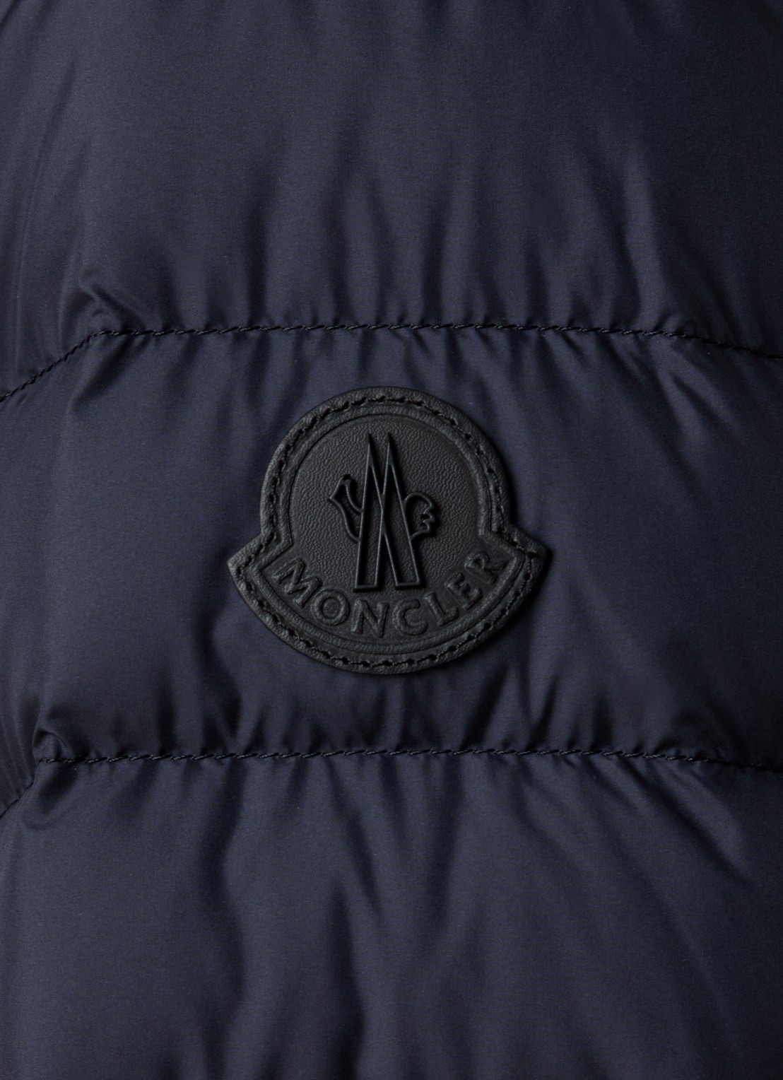 Moncler Bourdon gewatteerd jack met donsvulling - detail 6 donkerblauw