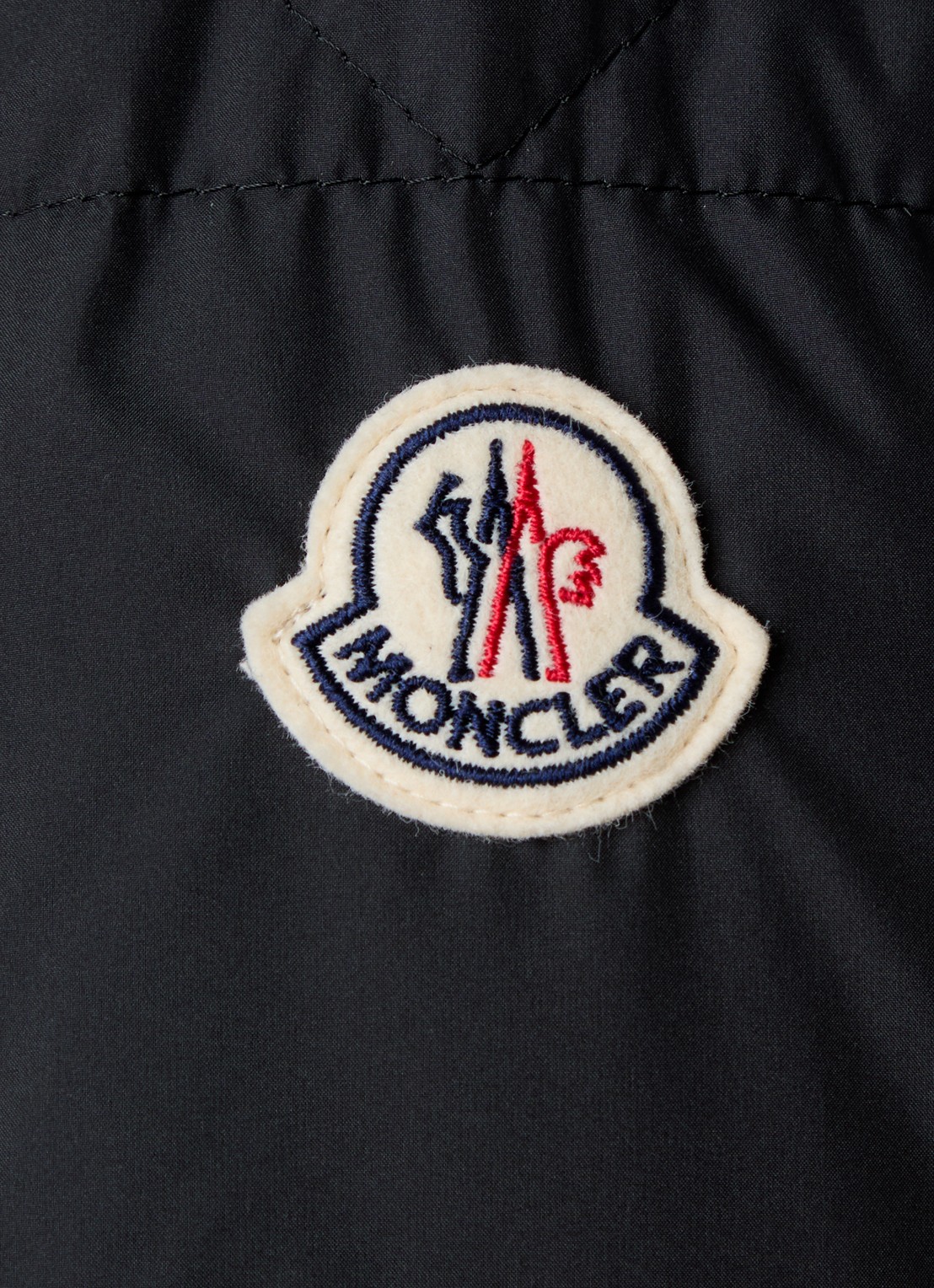 Moncler Bouvaque puffer jack met donsvulling en ritszakken - detail 6 zwart