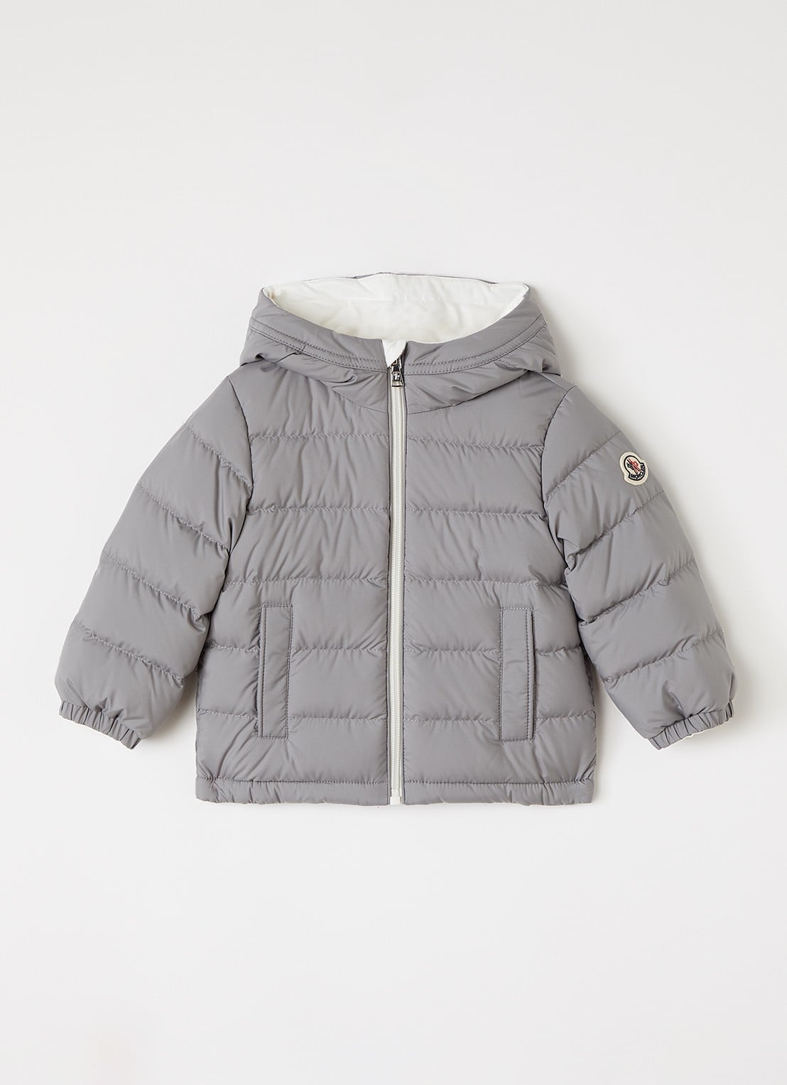 Moncler Brannock gewatteerd jack - voorkant 2 grijs