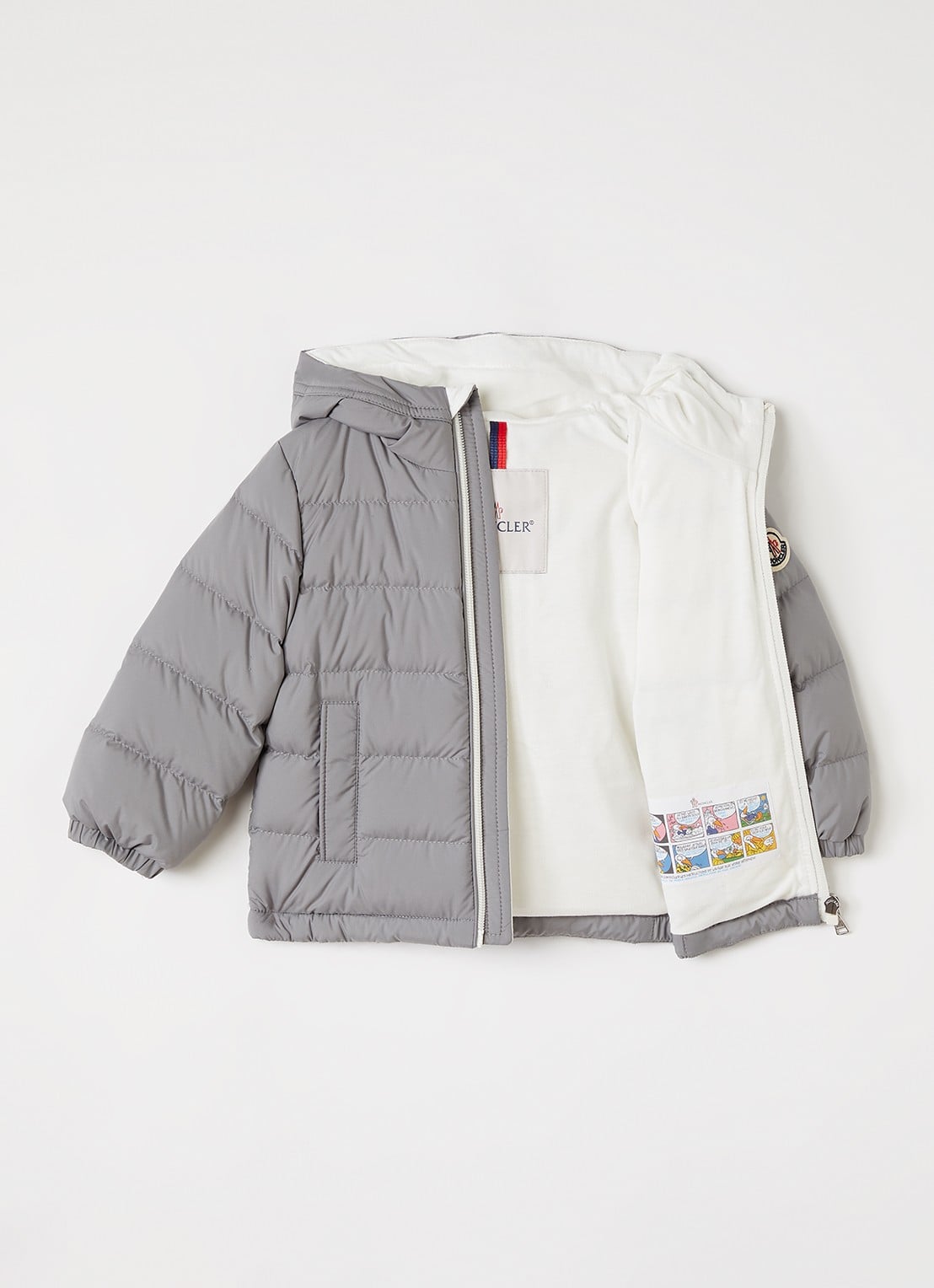 Moncler Brannock gewatteerd jack - voorkant 3 grijs