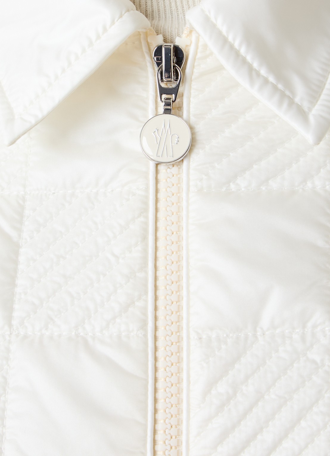 Moncler Camicia jack met ruitdessin - detail 6 beige
