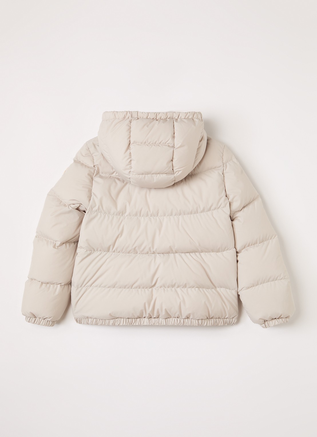 Moncler Cascar puffer jack met donsvulling - achterkant 3 beige