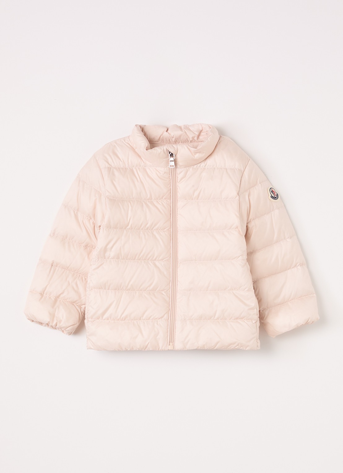Moncler Cecil gewatteerd jack met donsvulling - voorkant 2 lichtroze