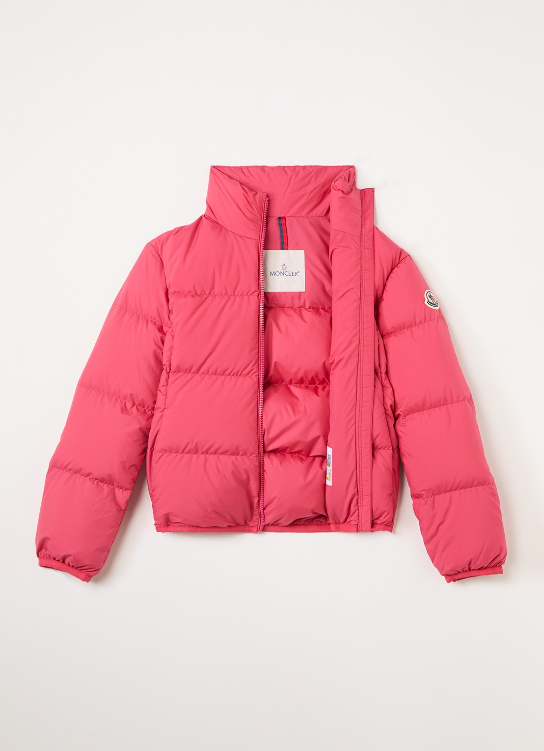 Moncler Cermasa puffer jack met donsvulling - voorkant 2 roze