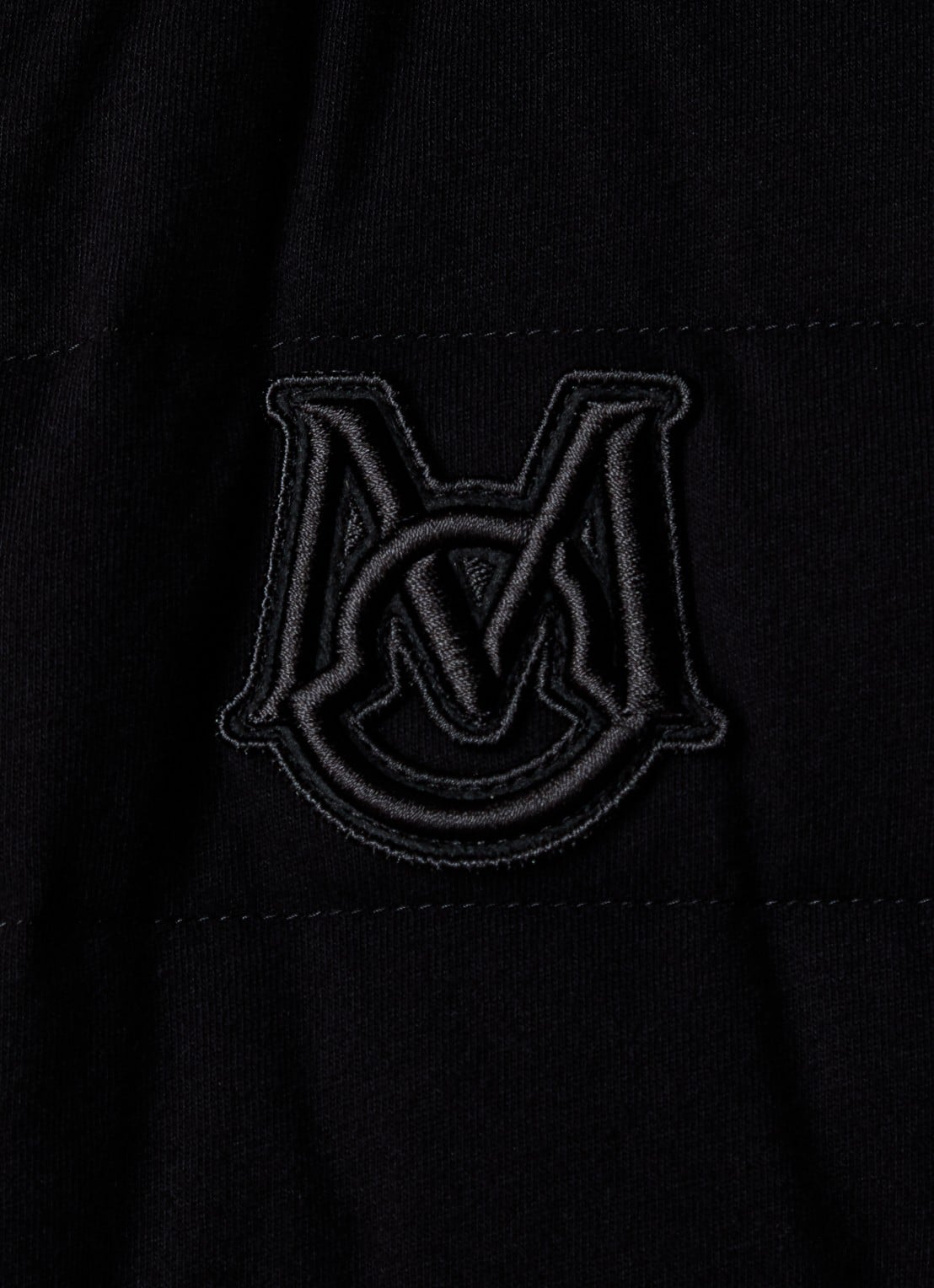 Moncler Chevrerie gewatteerd bomberjack met donsvulling - detail 4 zwart