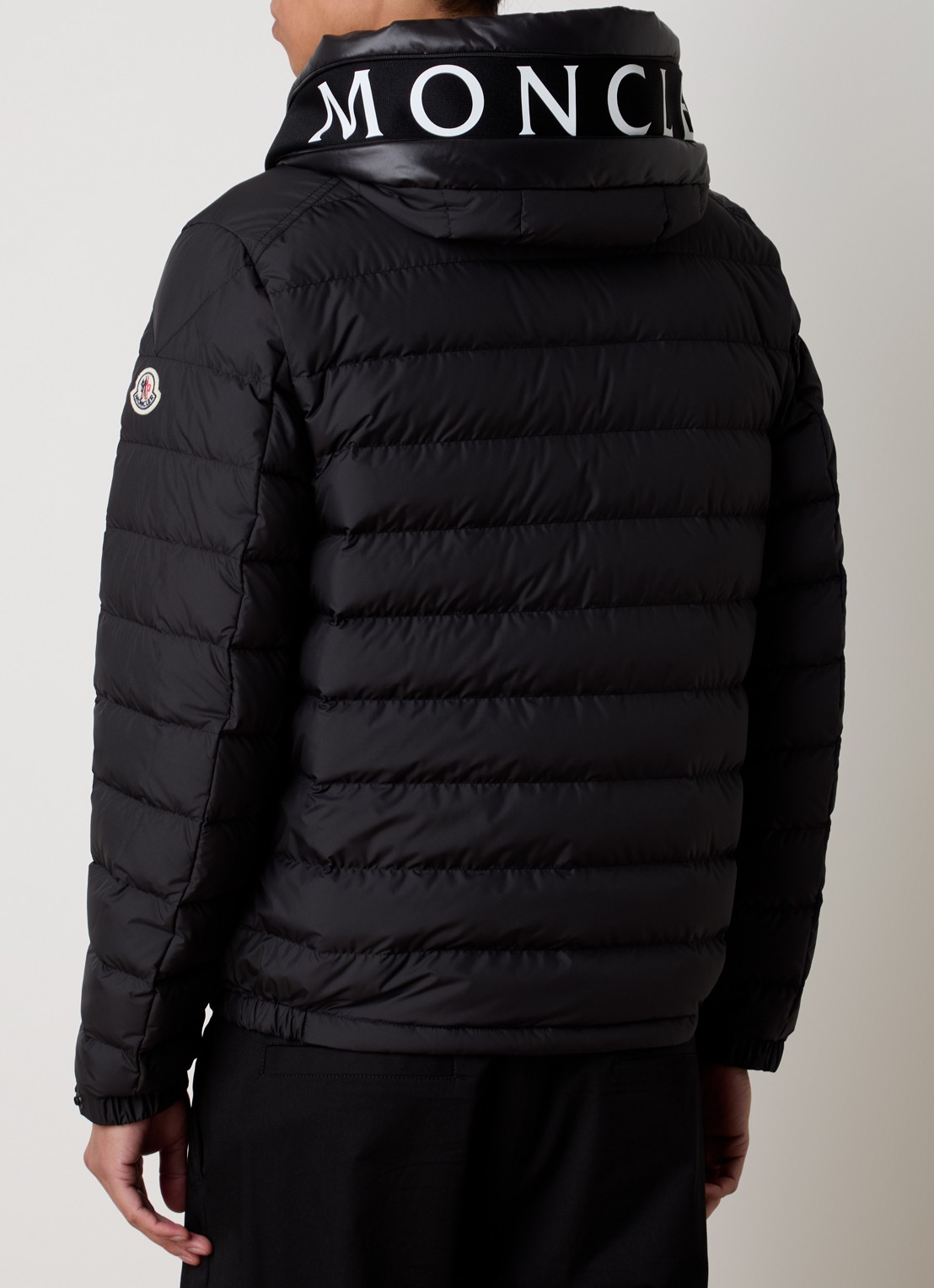 Moncler Chevrerie gewatteerd jack met donsvulling - achterkant 4 zwart