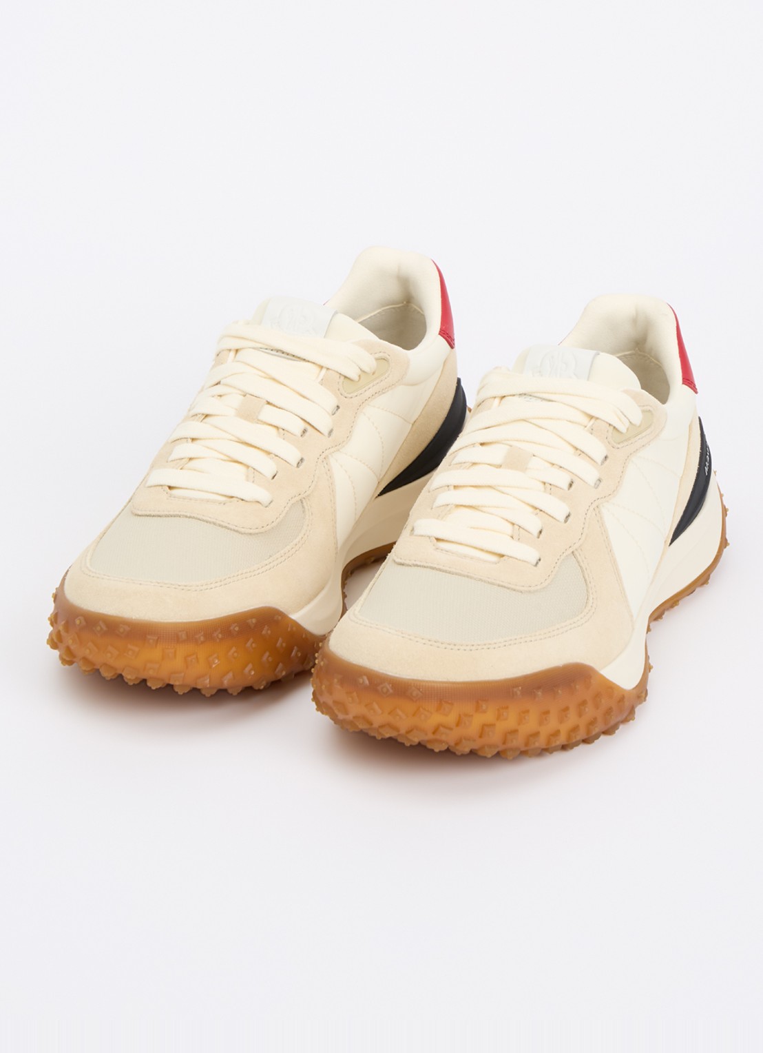 Moncler City Trek sneaker met suède detai;s - detail 3 beige