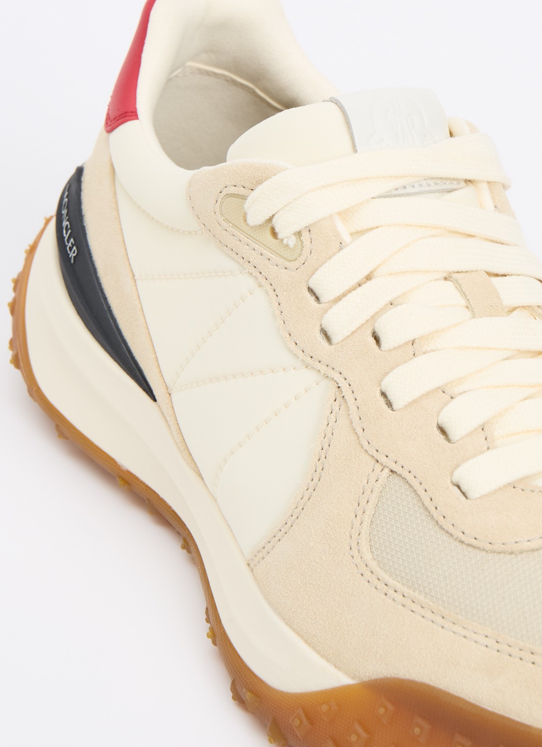 Moncler City Trek sneaker met suède detai;s - detail 6 beige