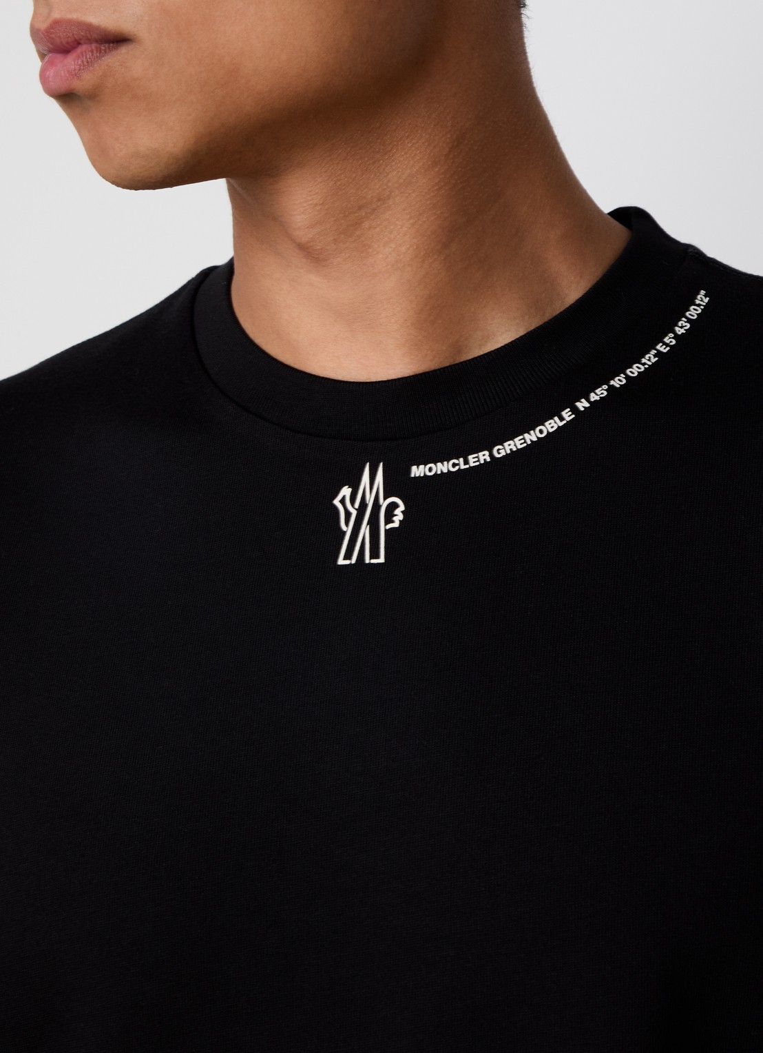 Moncler Coordinates T-shirt met logo - detail 2 zwart