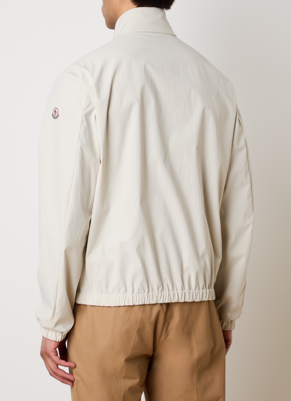Moncler Danby bomberjack met steekzakken - achterkant beige