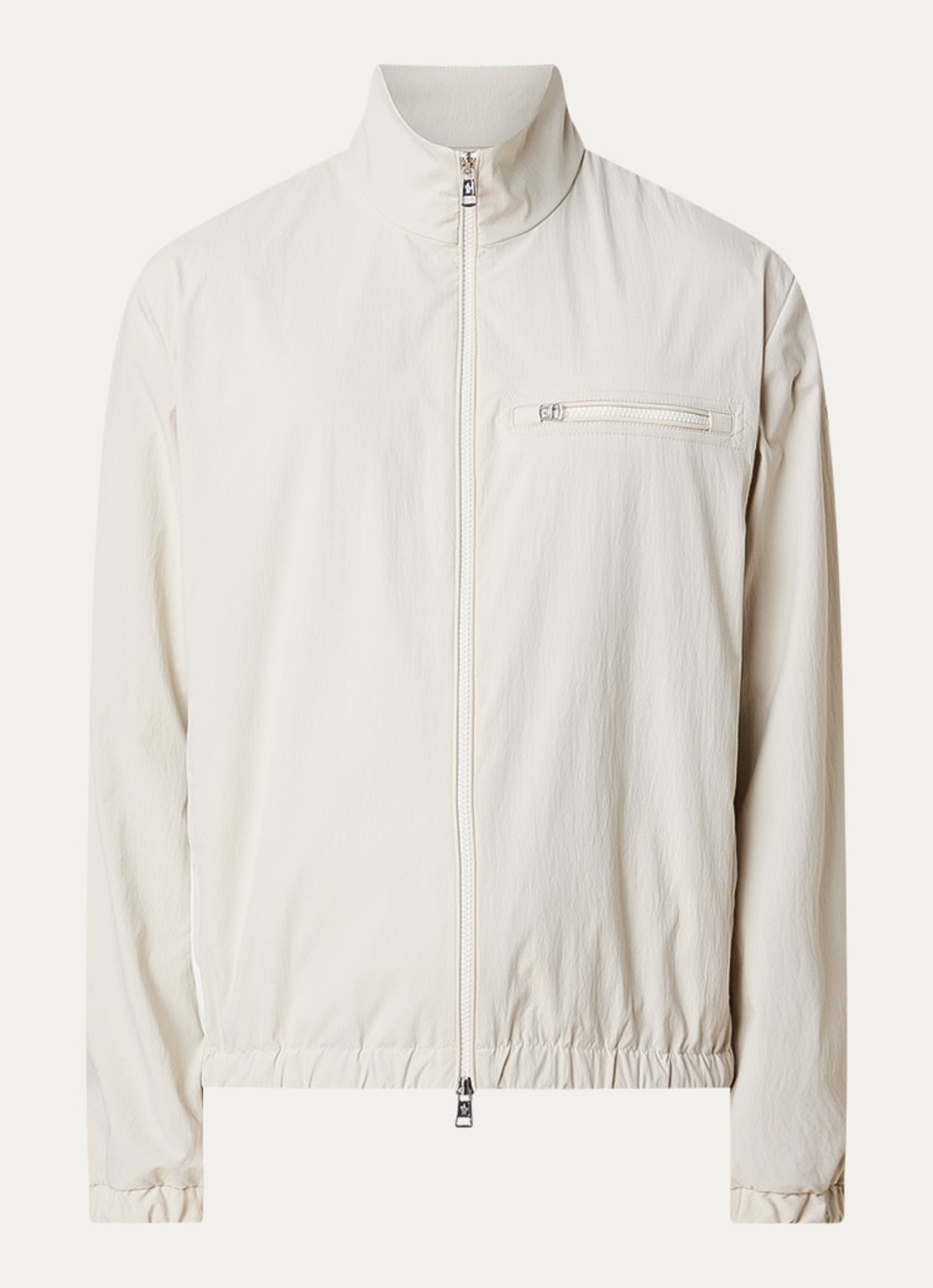 Moncler Danby bomberjack met steekzakken - voorkant 2 beige