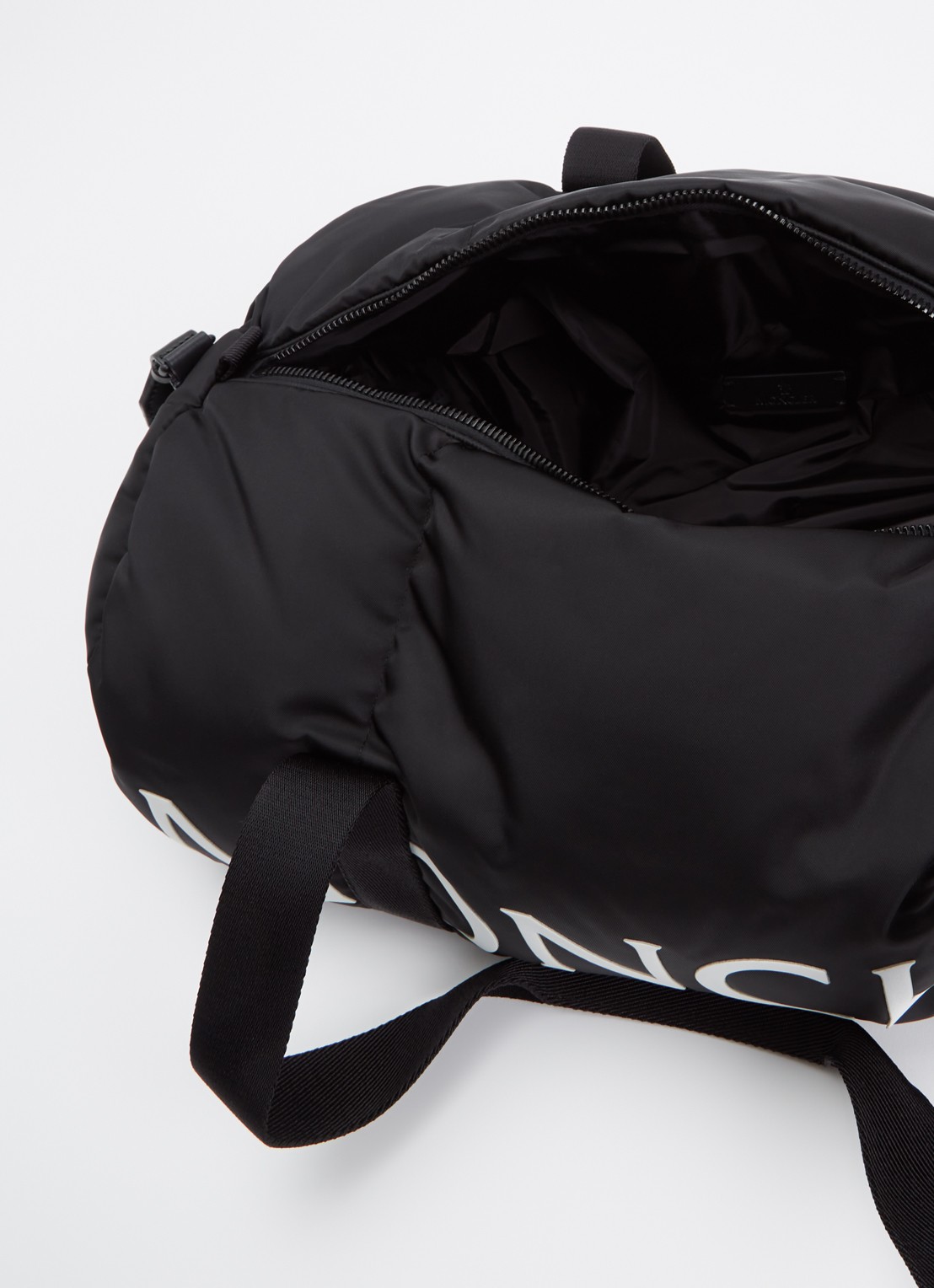 Moncler Duddle sporttas met logo en afneembare schouderriem - detail 2 zwart