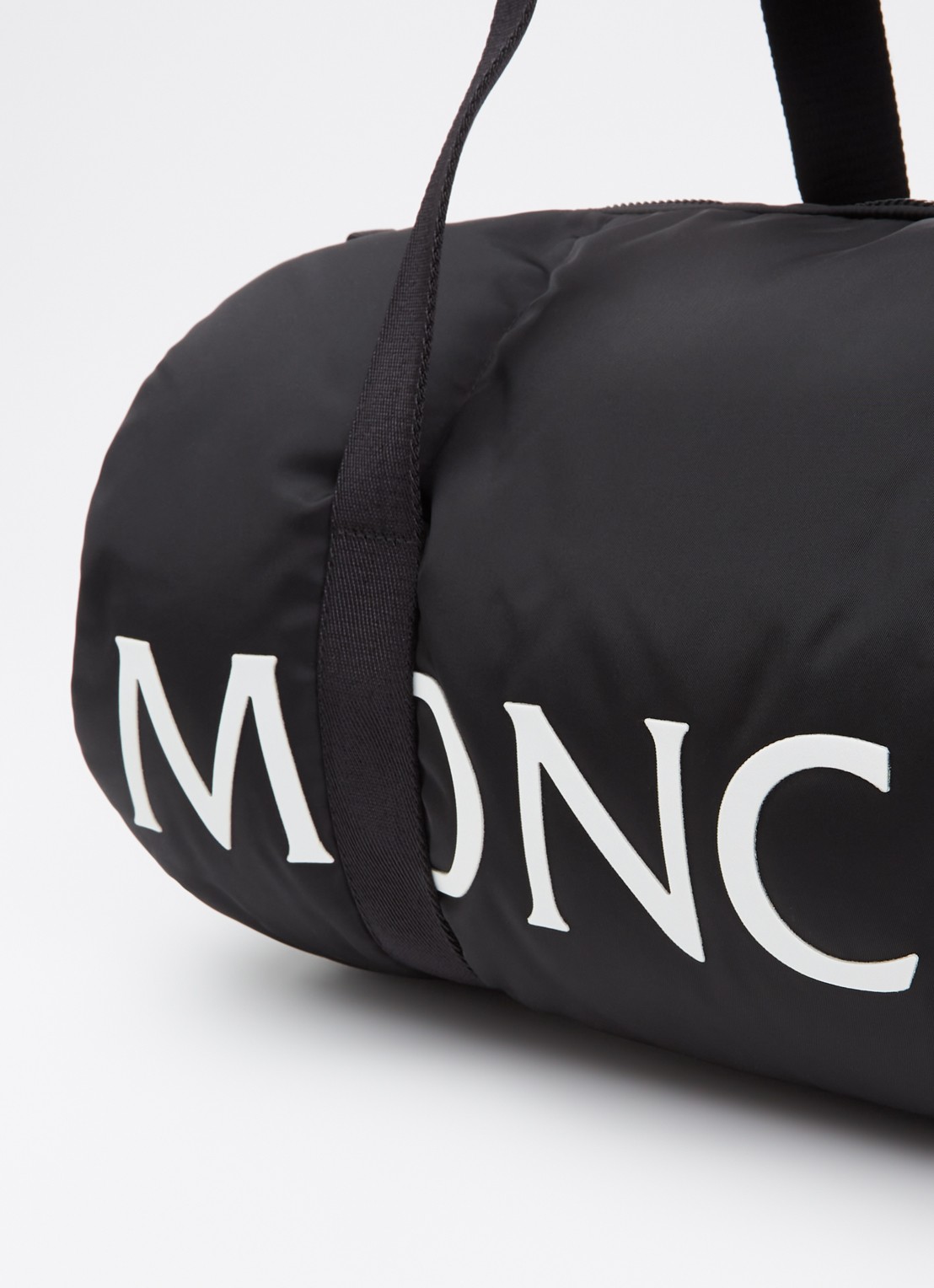 Moncler Duddle sporttas met logo en afneembare schouderriem - detail 3 zwart