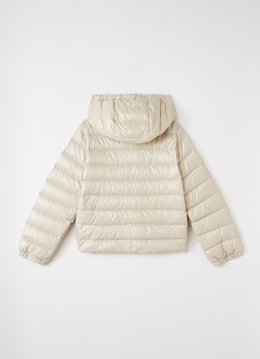 Moncler Ela gewatteerd jack met donsvulling - achterkant creme