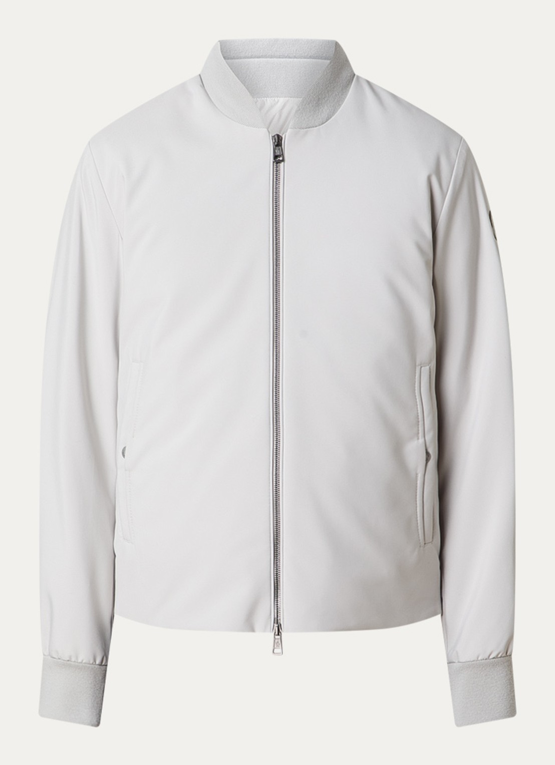 Moncler Epinal bomberjack met uitneembare voering - voorkant gebroken wit