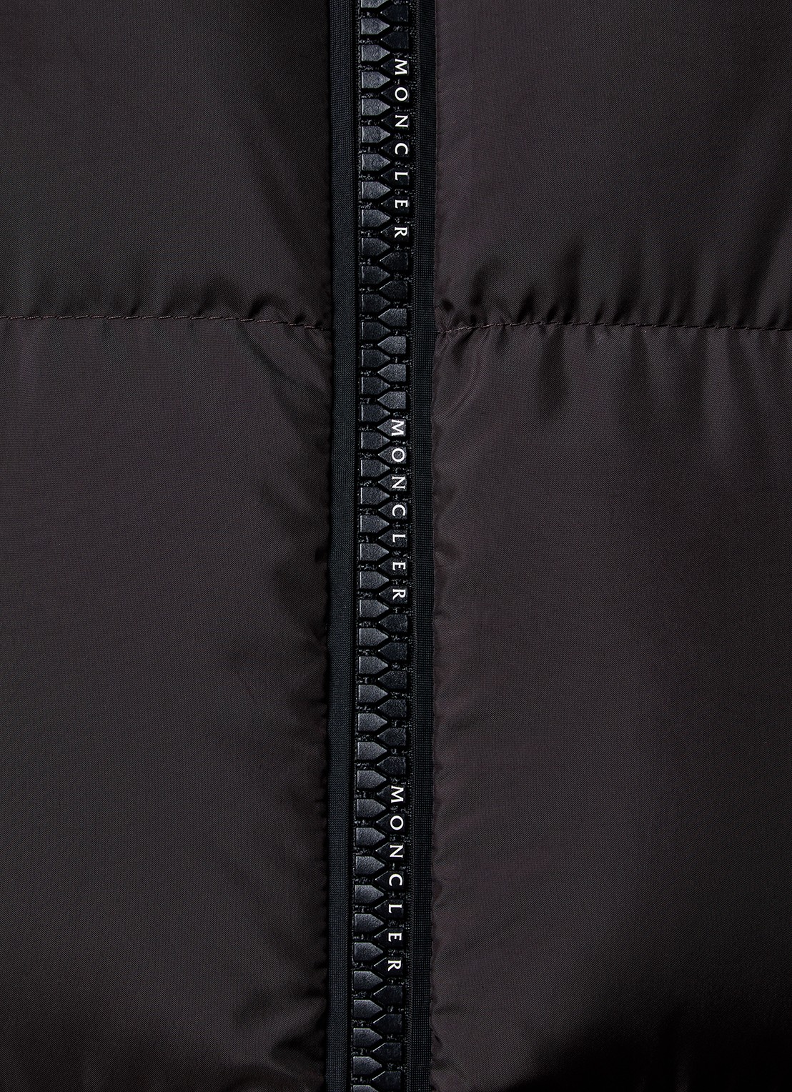 Moncler Erterle puffer jack met donsvulling en steekzakken - detail 6 donkerbruin